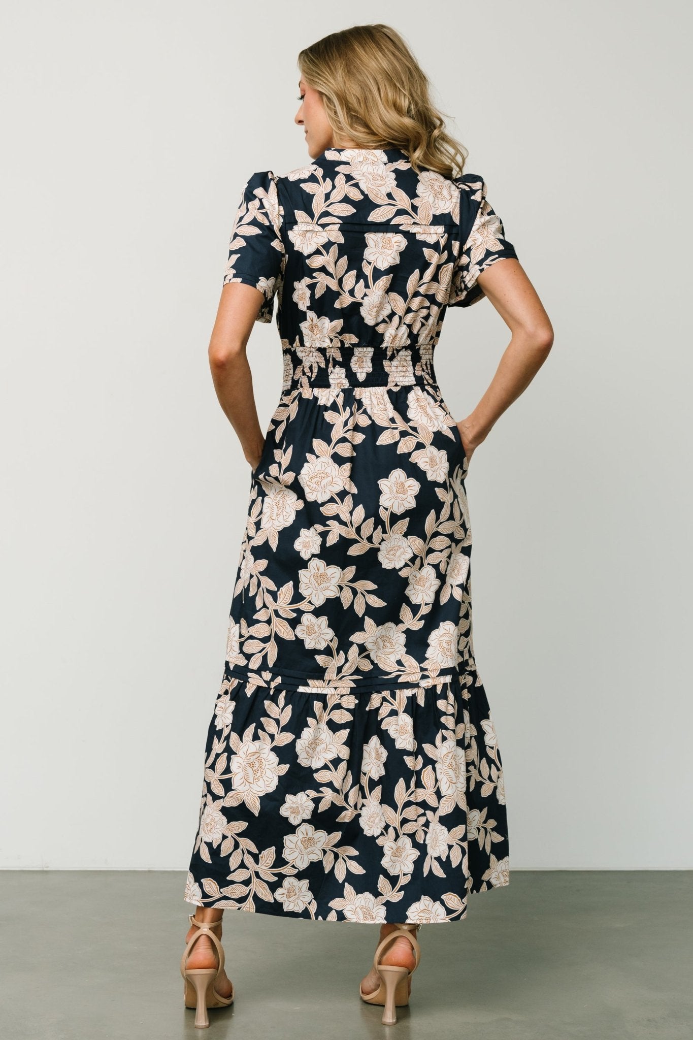 Vera Maxi Dress | Navy Floral Huge Surprise Cheap Online