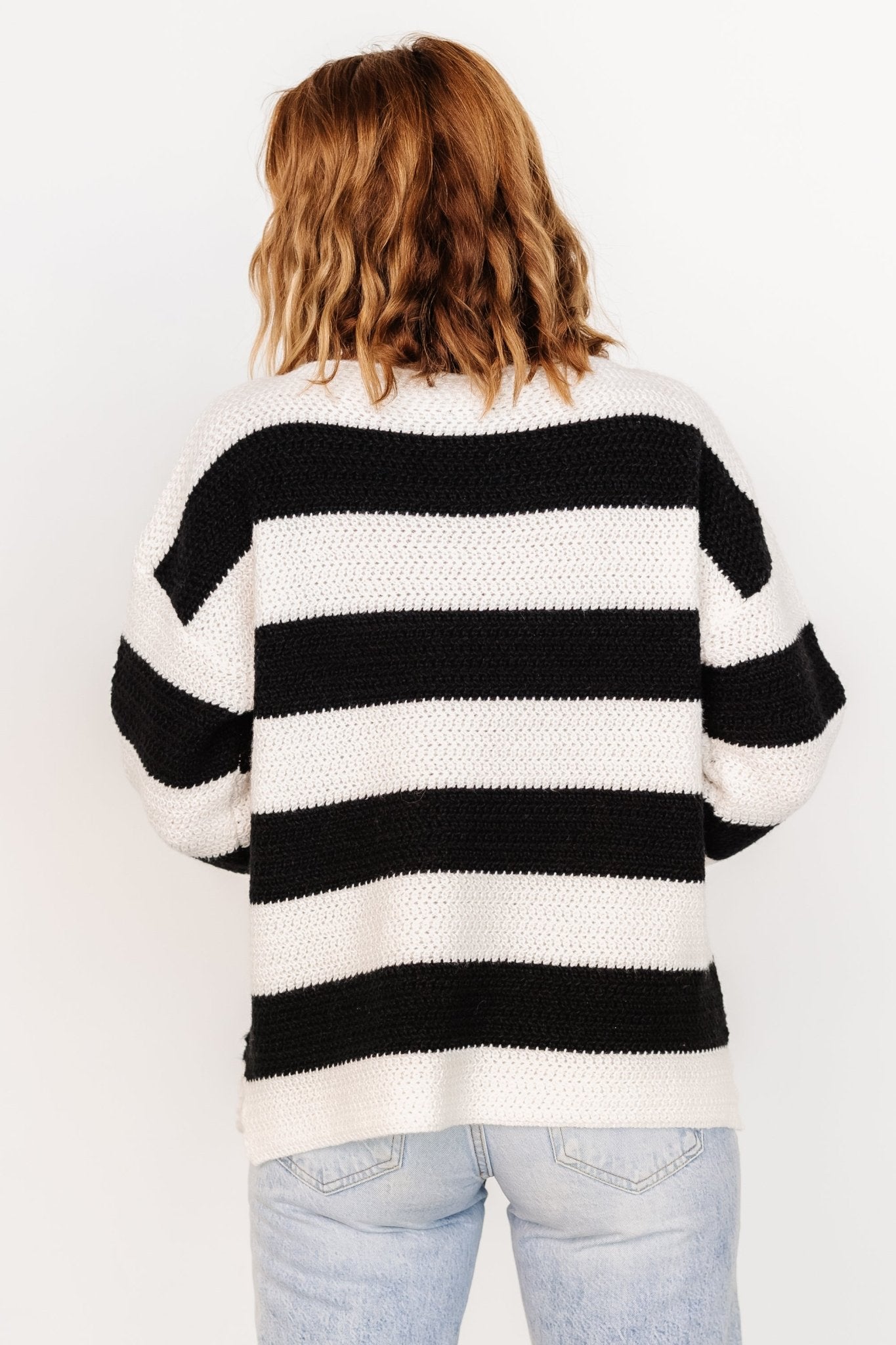 Cervinia Knit Sweater | Cream + Black Cheap Sale Inexpensive