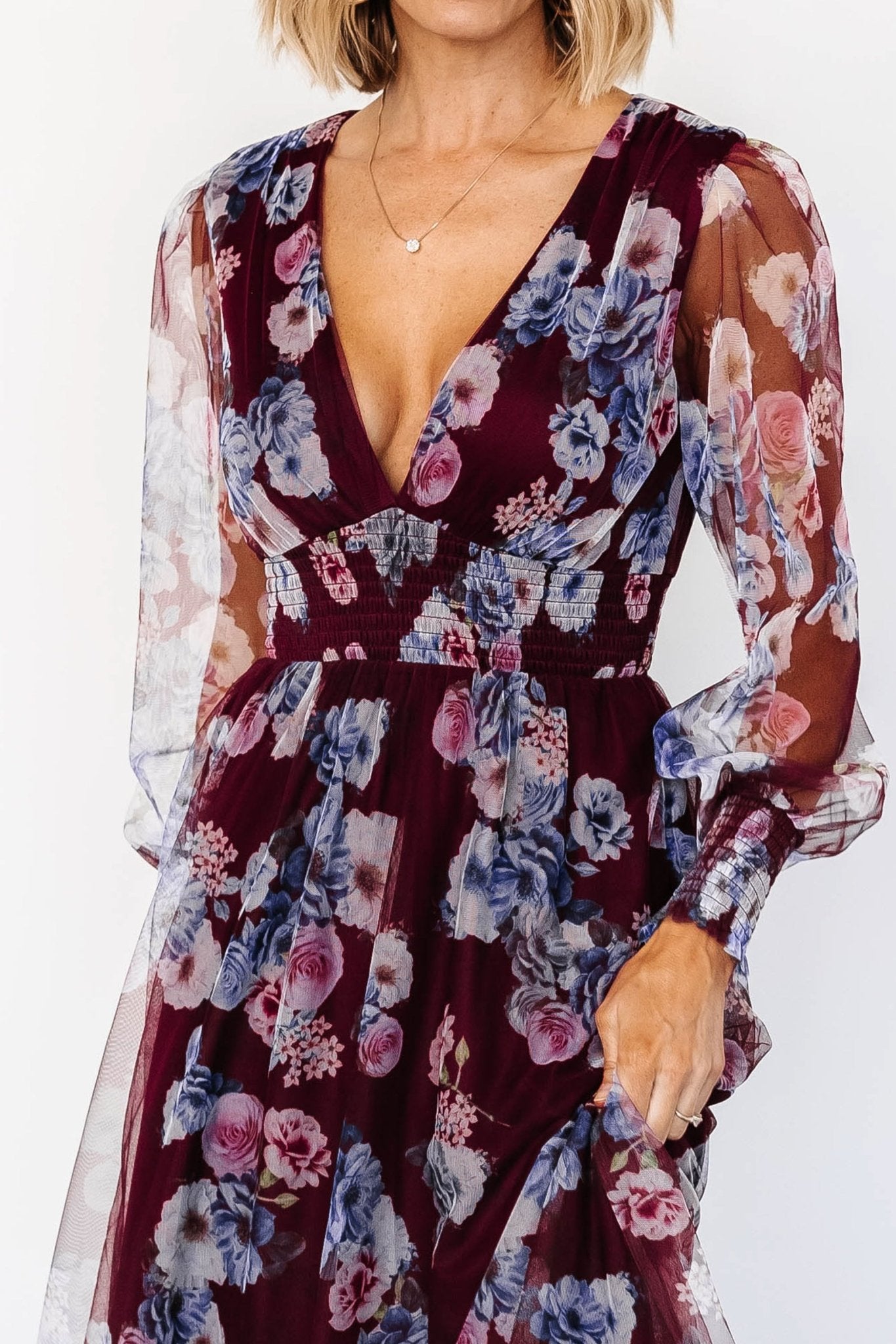 Layla Tulle Maxi Dress | Mulberry Floral Get To Buy For Sale