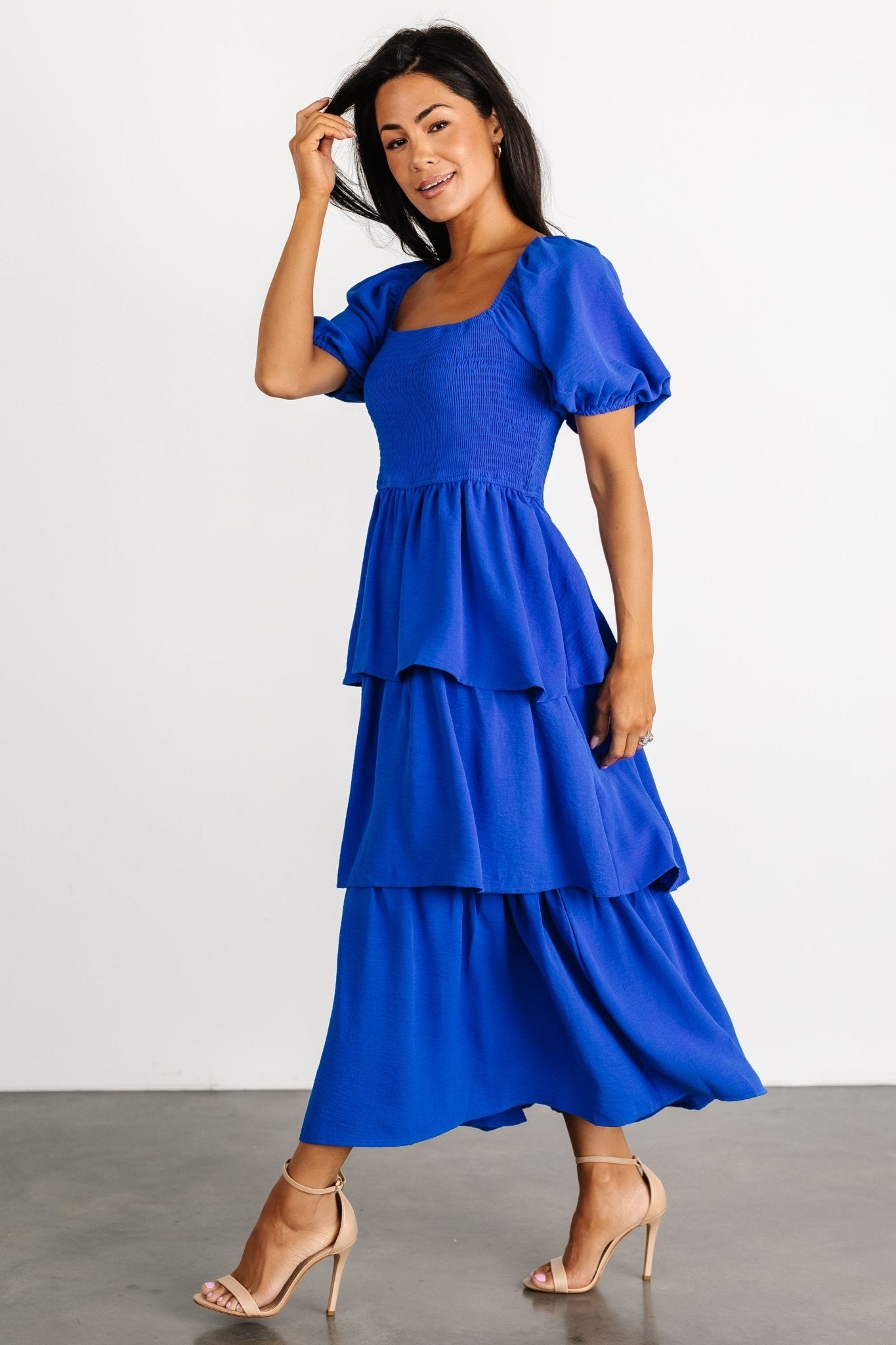 Ashbourne Tiered Dress | Cobalt Best Pices Sale Online