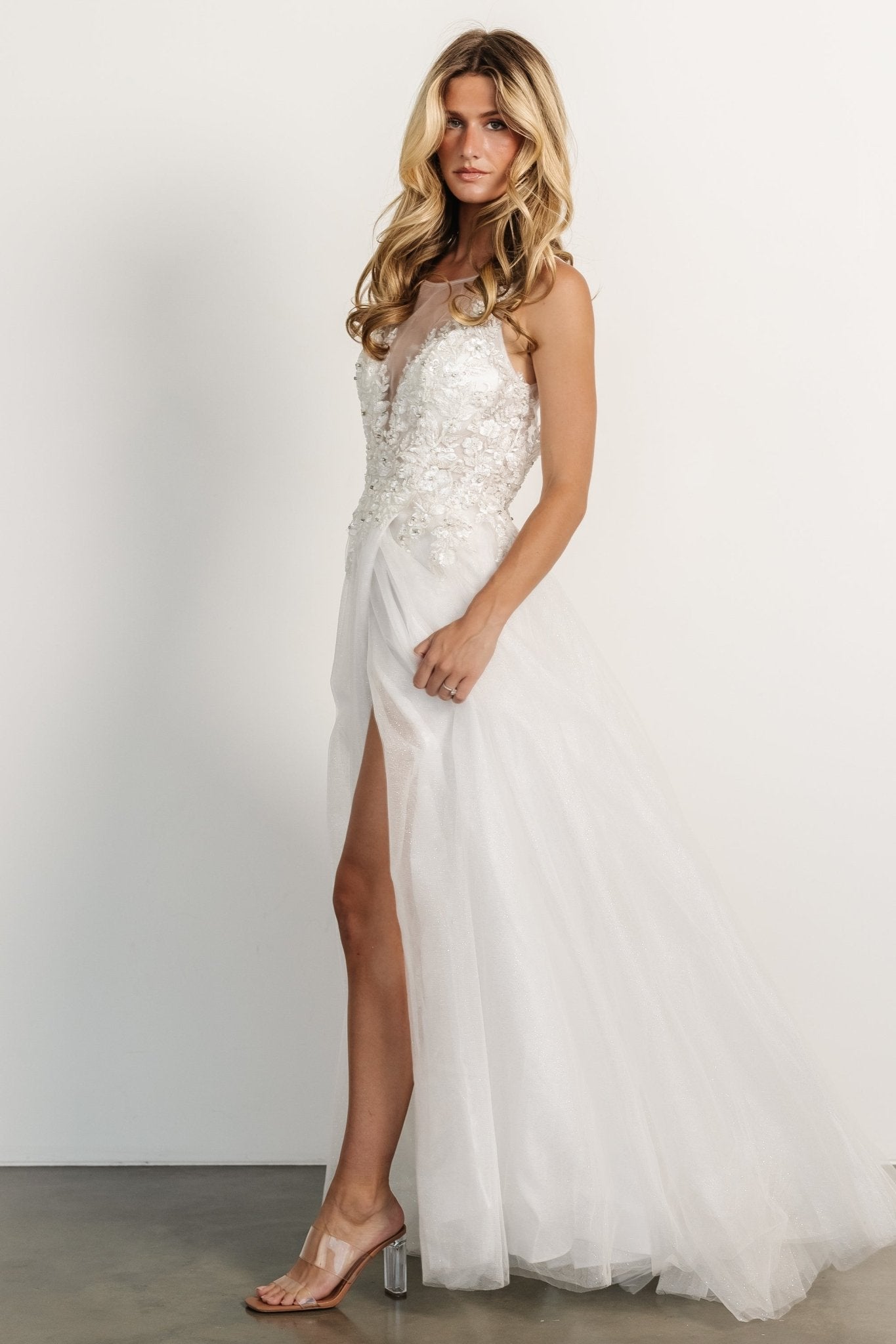 Affection Shimmer Bridal Gown | Off White Low Pice Cheap Online