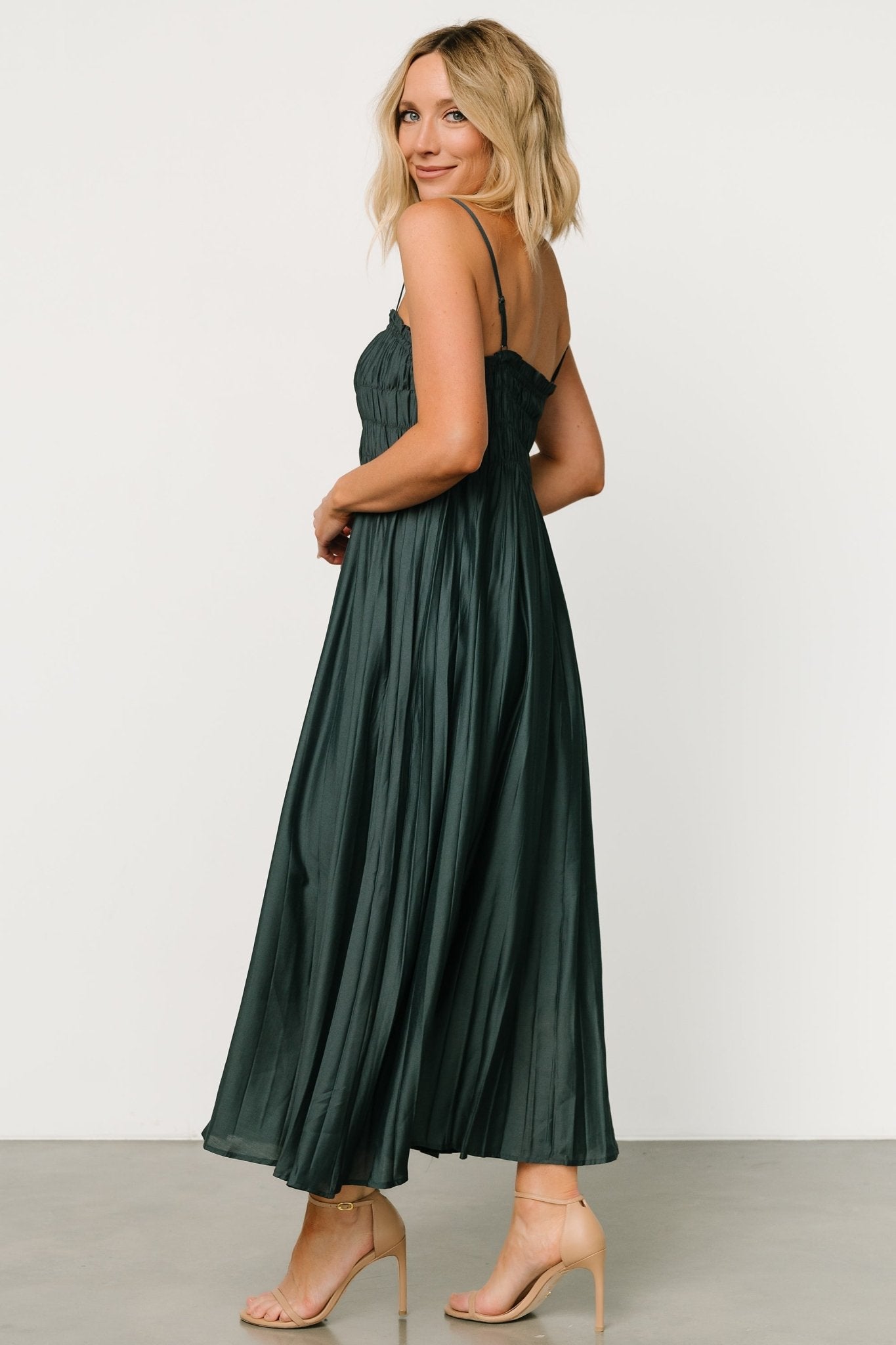 Hattie Maxi Dress | Dark Jade Buy Cheap Low Shipping Fee