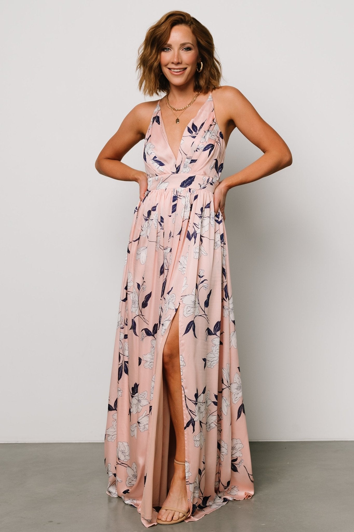 Brylee Maxi Dress | Blush Floral Discount Get To Buy