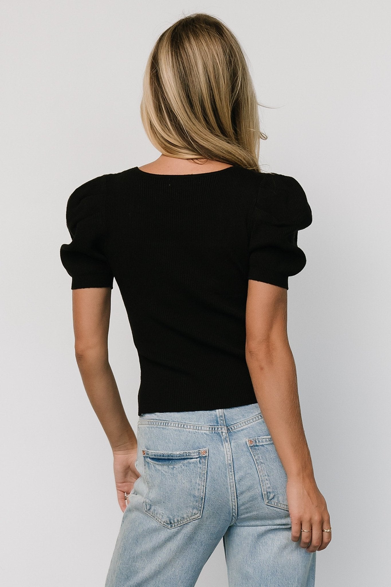 Brynlee Sweater Top | Black 2025 Newest Online