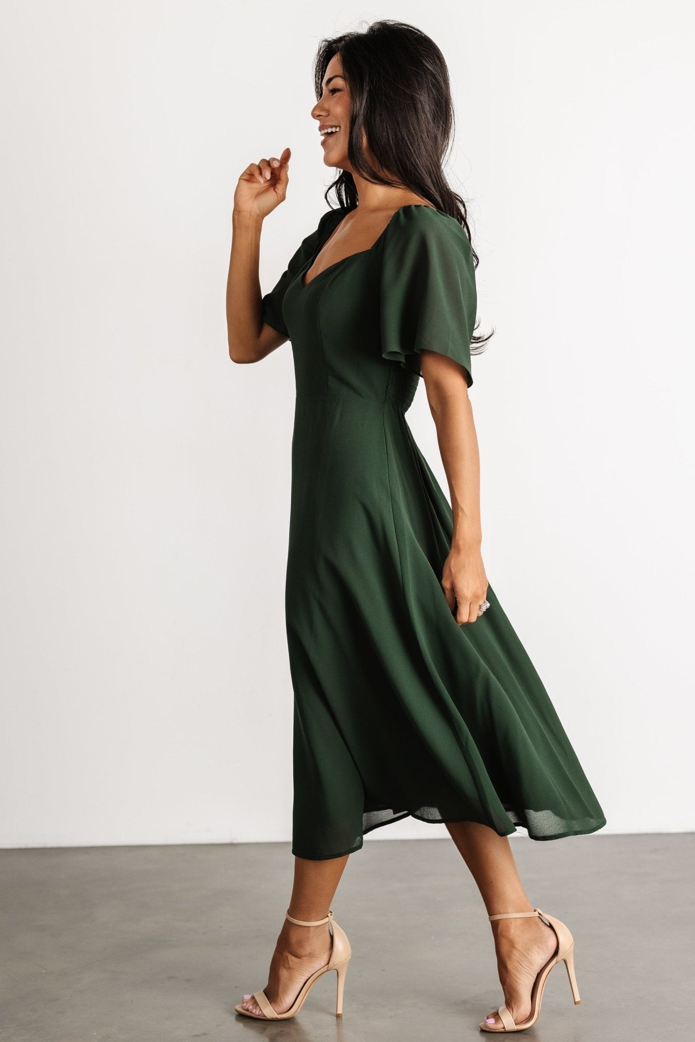 Colette Sweetheart Midi Dress | Evergreen Outlet Cheap Pice