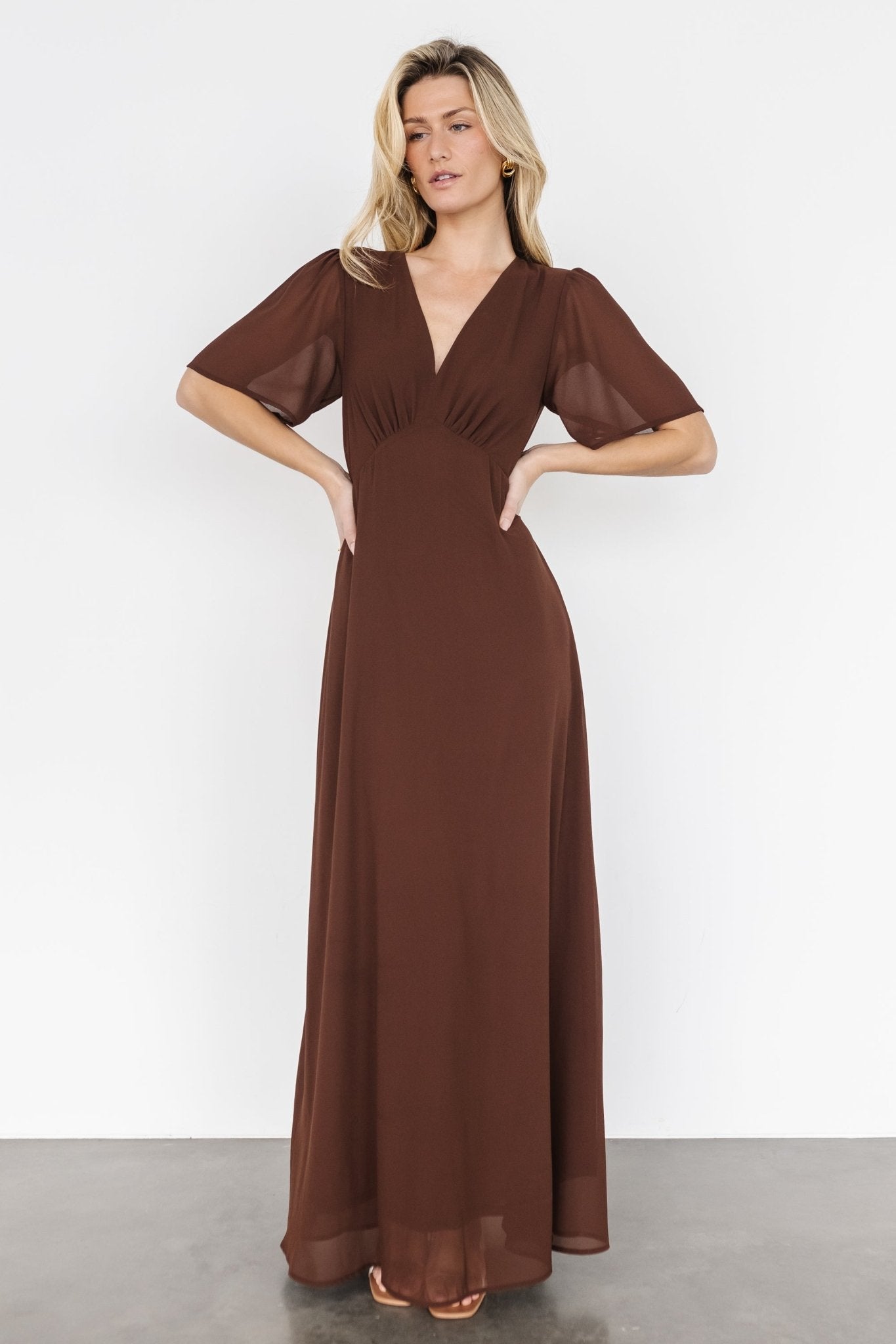 Esti Maxi Dress | Espresso Cheap Sale Free Shipping