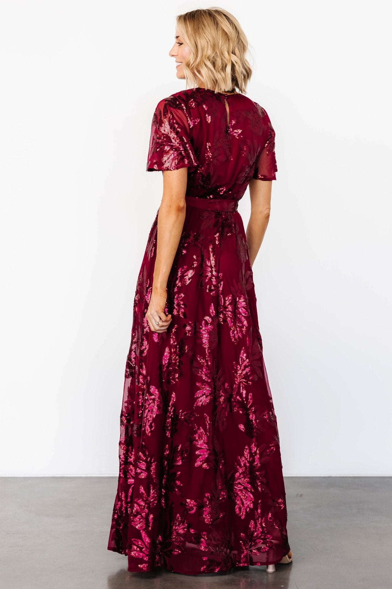 Muse Sequin Maxi Dress | Wine Outlet Big Discount