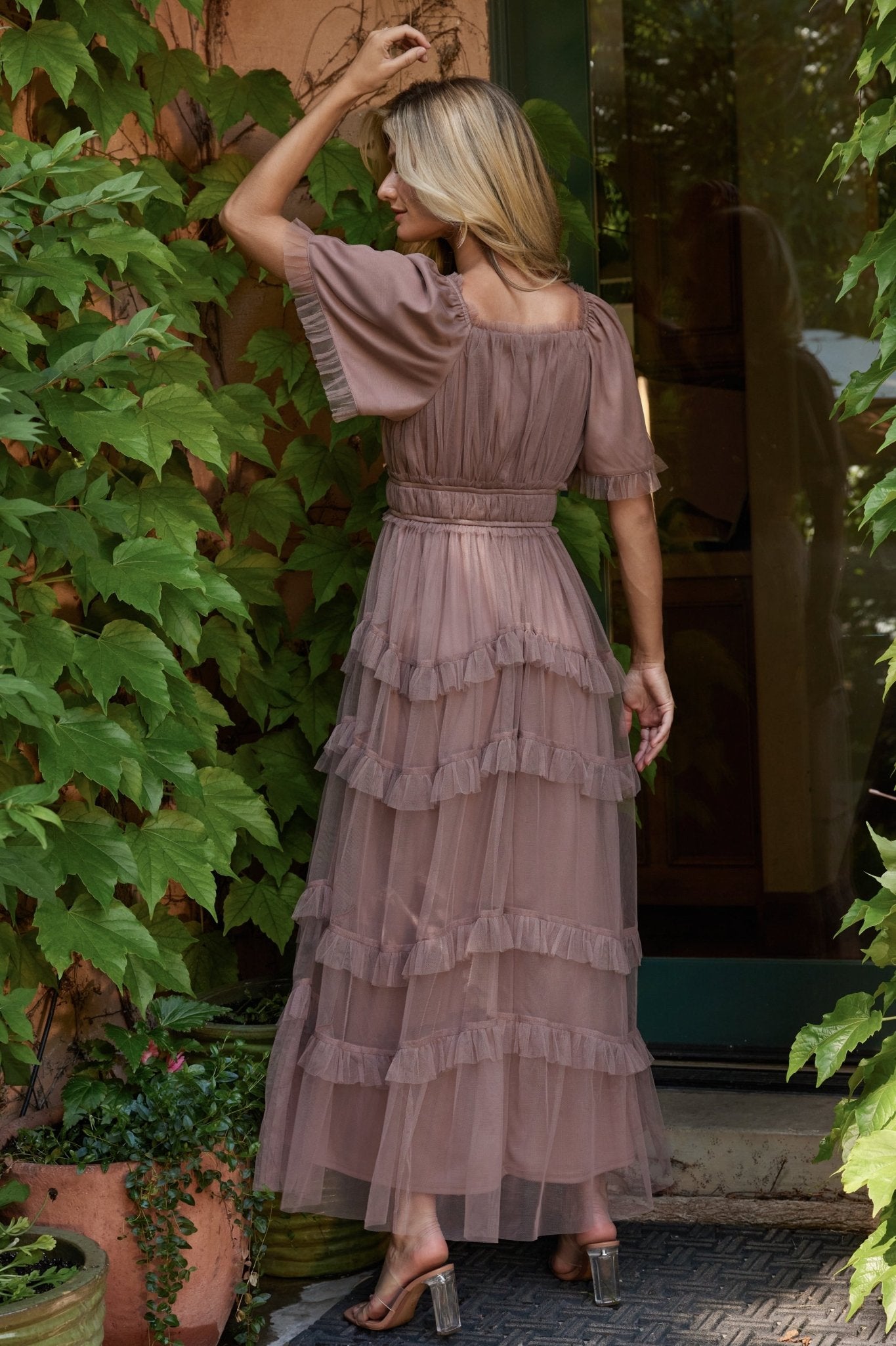 Magdalena Tulle Maxi Dress | Mink Sale Outlet