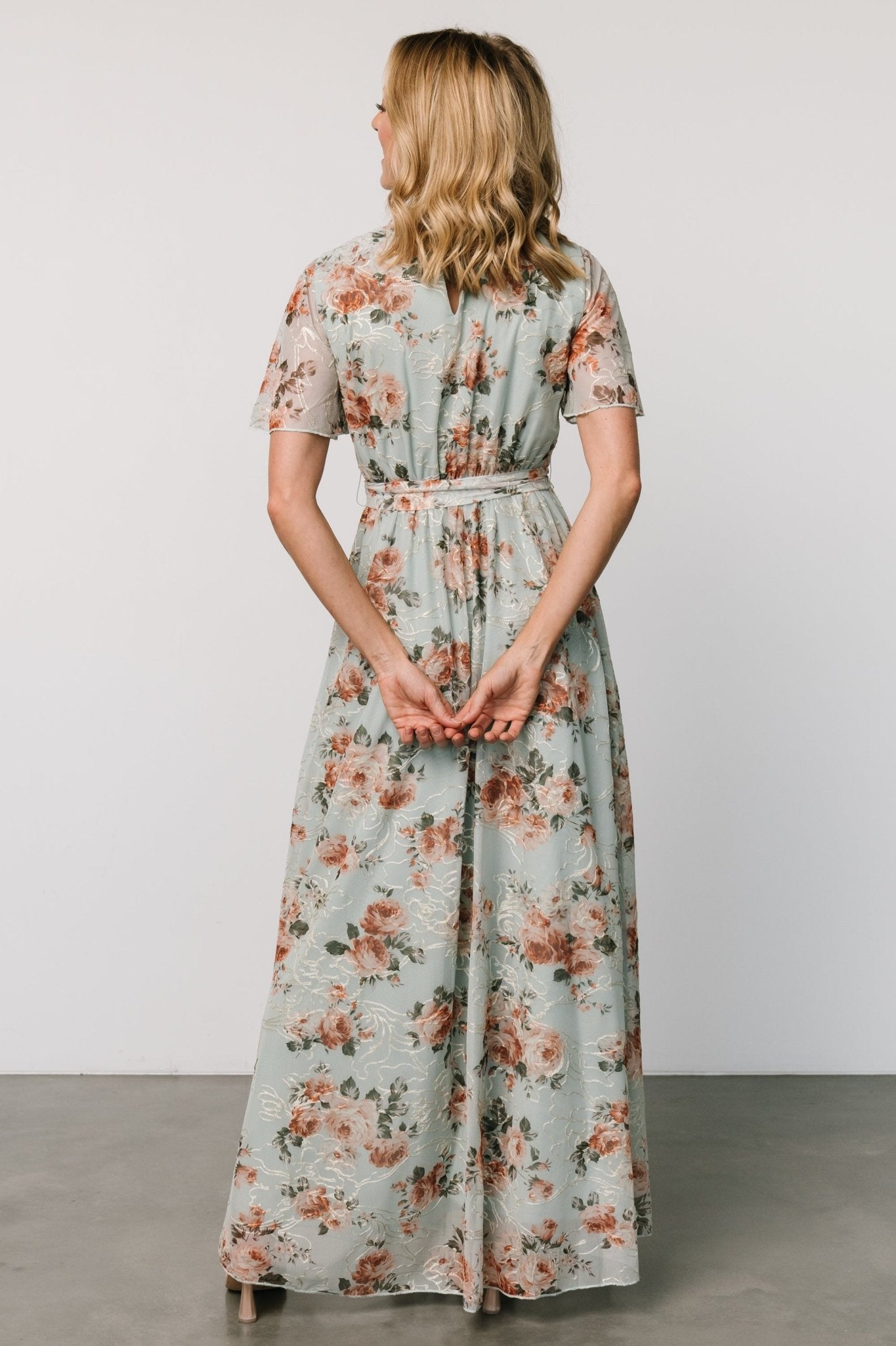 Katalaya Maxi Dress  | Sage + Gold Nicekicks