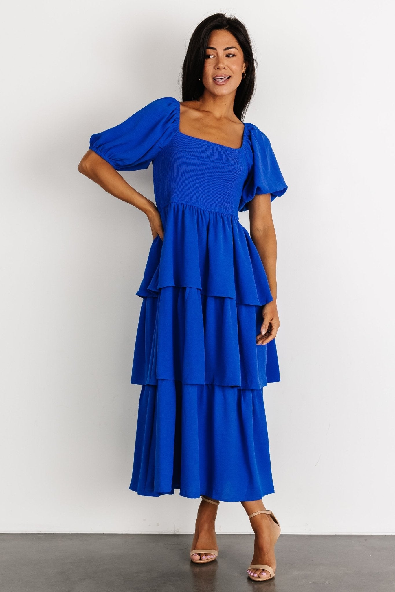 Ashbourne Tiered Dress | Cobalt Best Pices Sale Online