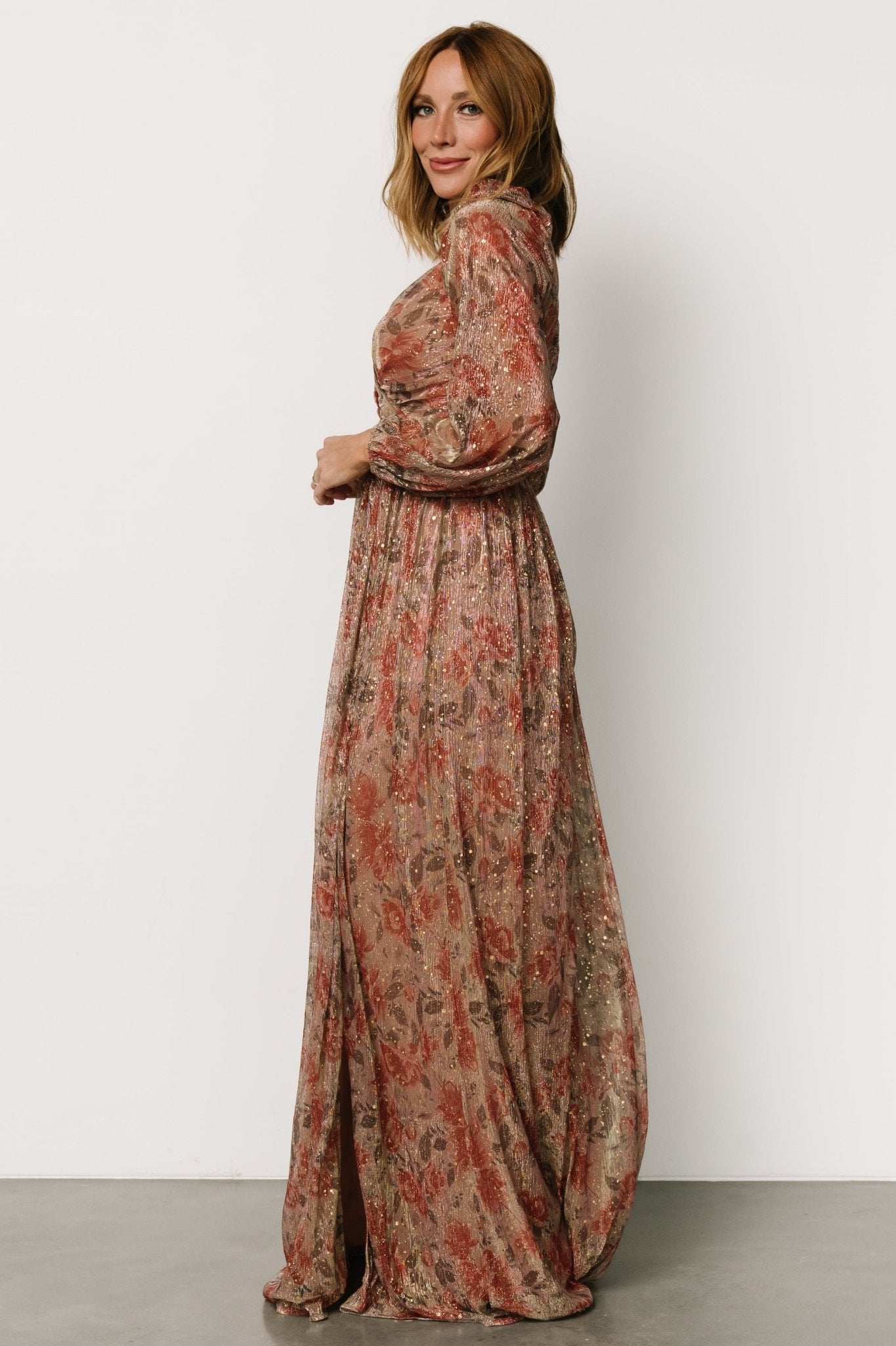 Kirsi Maxi Dress | Rose Floral Discount 2025 New