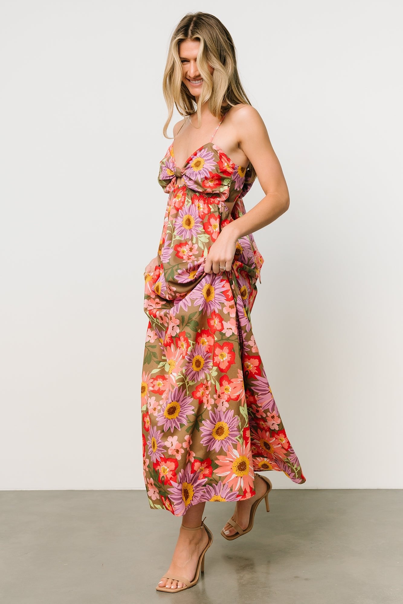 Rosalee Maxi Dress | Flower Multi Buy Cheap Best