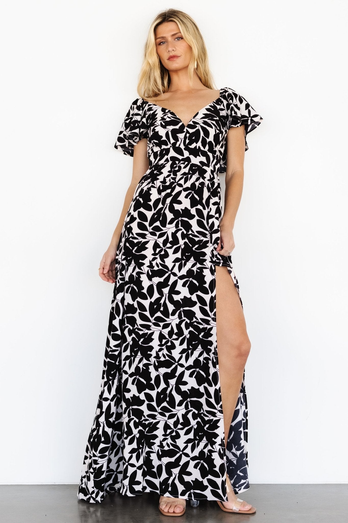 Adira Maxi Dress | Black Floral Discount Great Deals