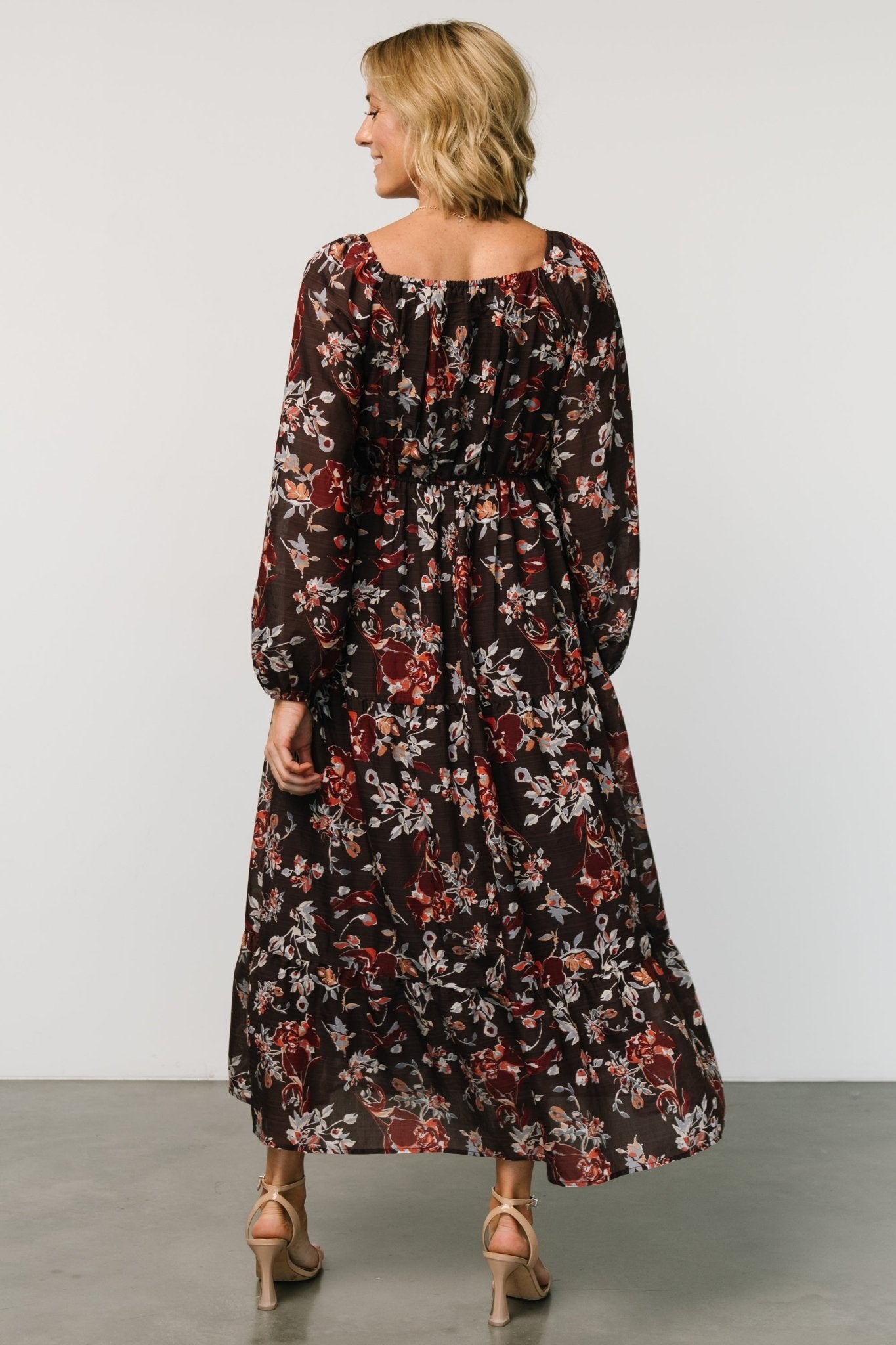 Chantae Maxi Dress | Dark Plum Print Pay With Paypal Cheap Online