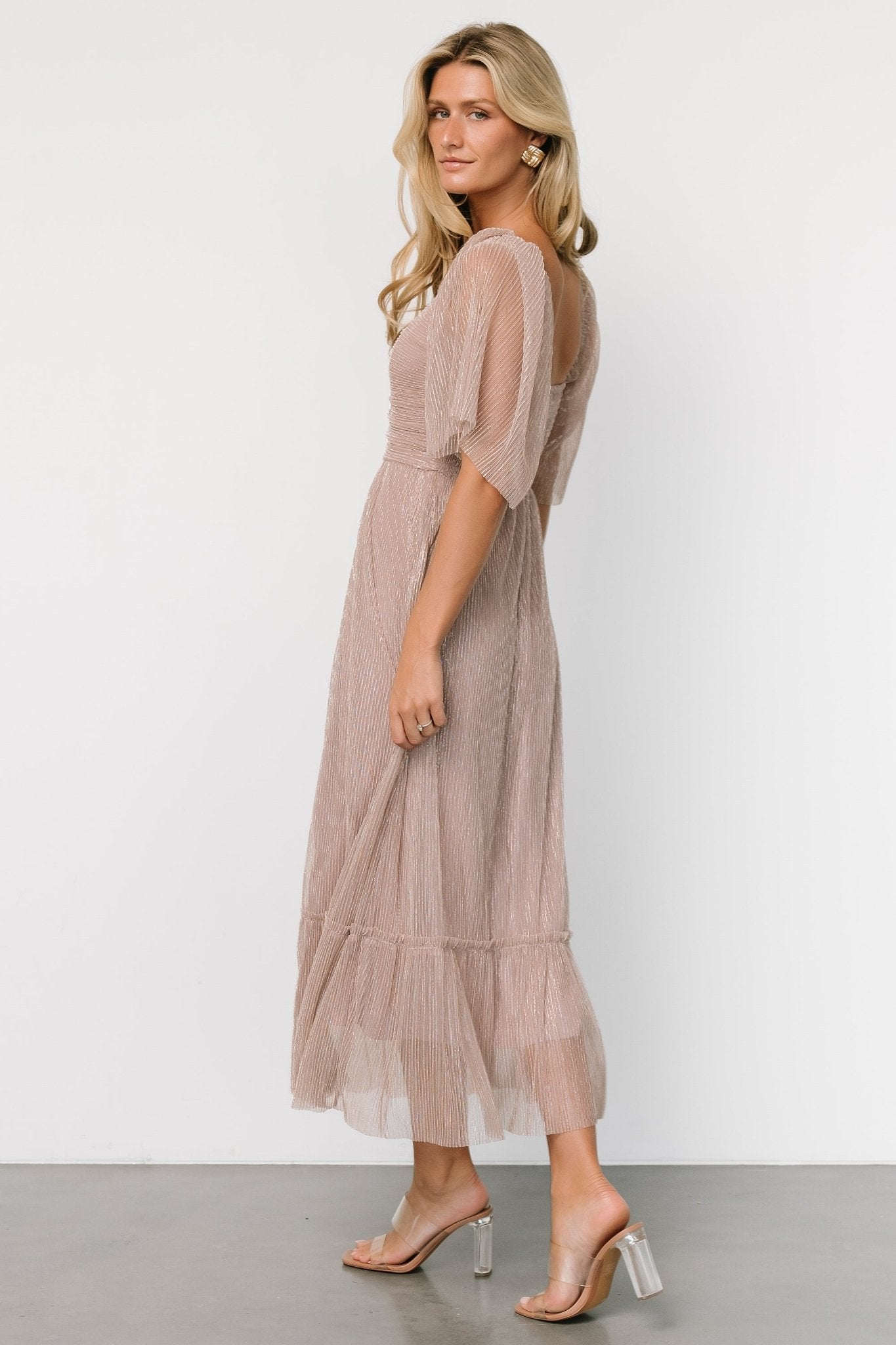 Elea Shimmer Dress | Vintage Rose Clearance Shop