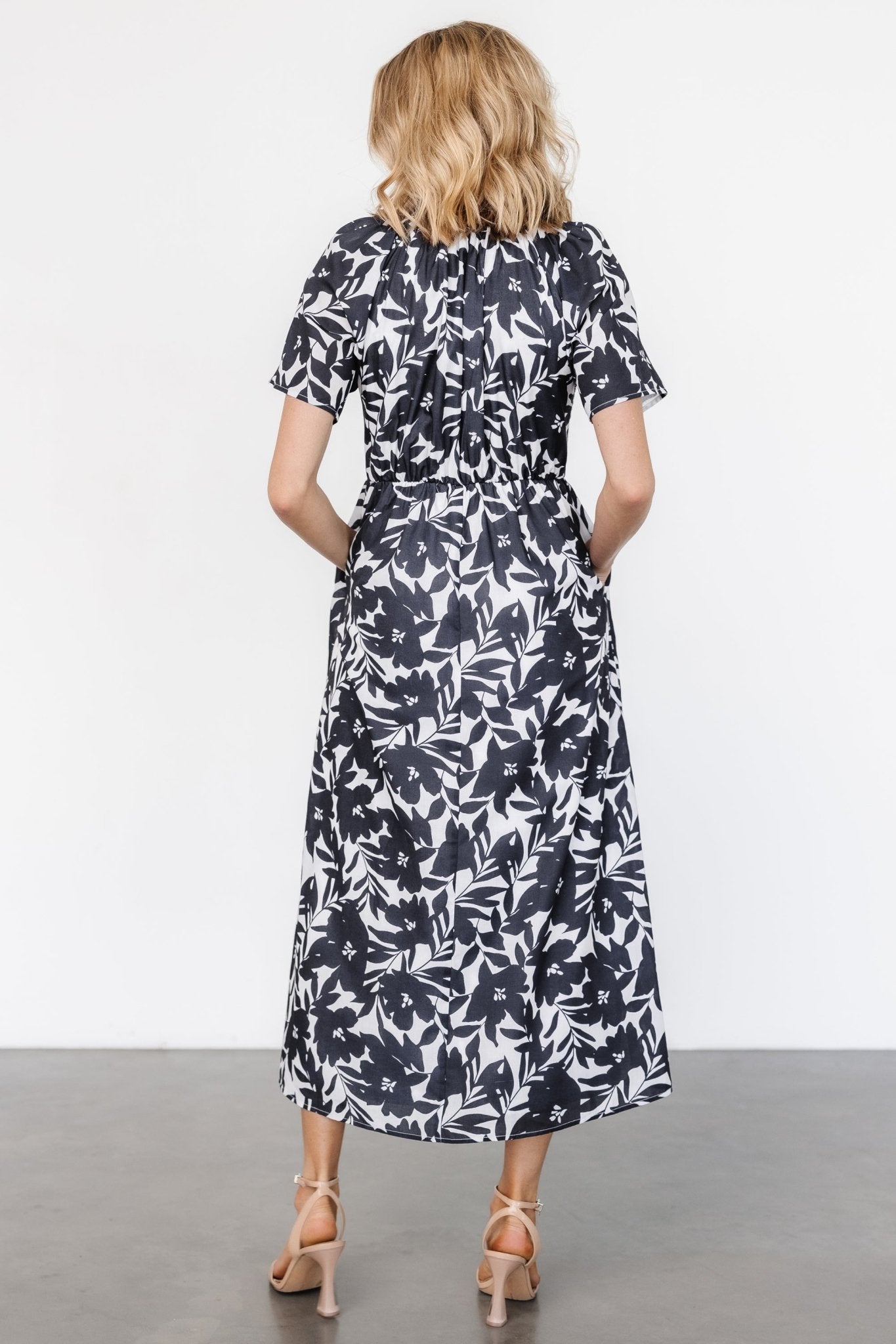 Annise Midi Dress | Black Floral How Much Online