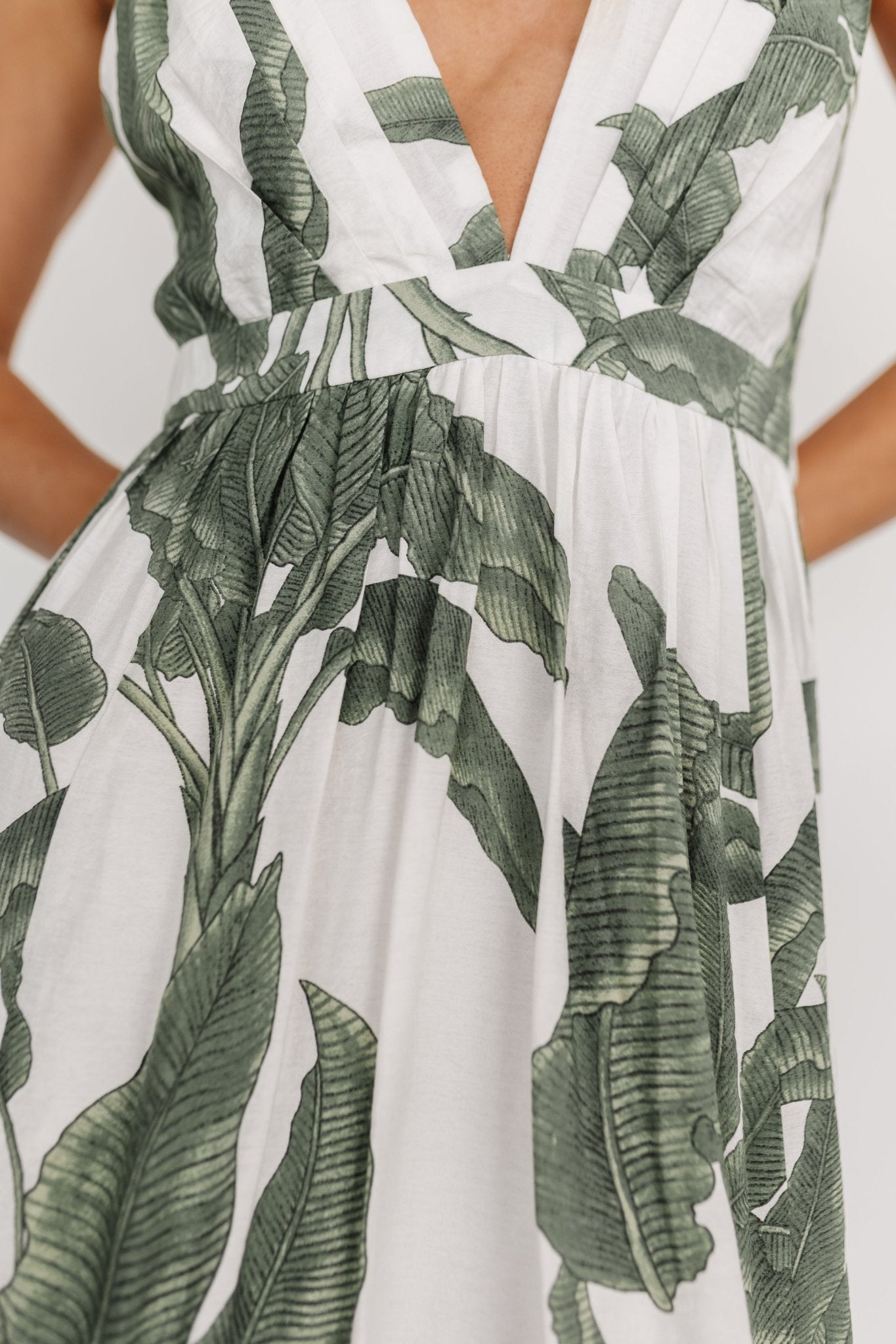 Miramar Maxi Dress | Green Print Cheap Pirce