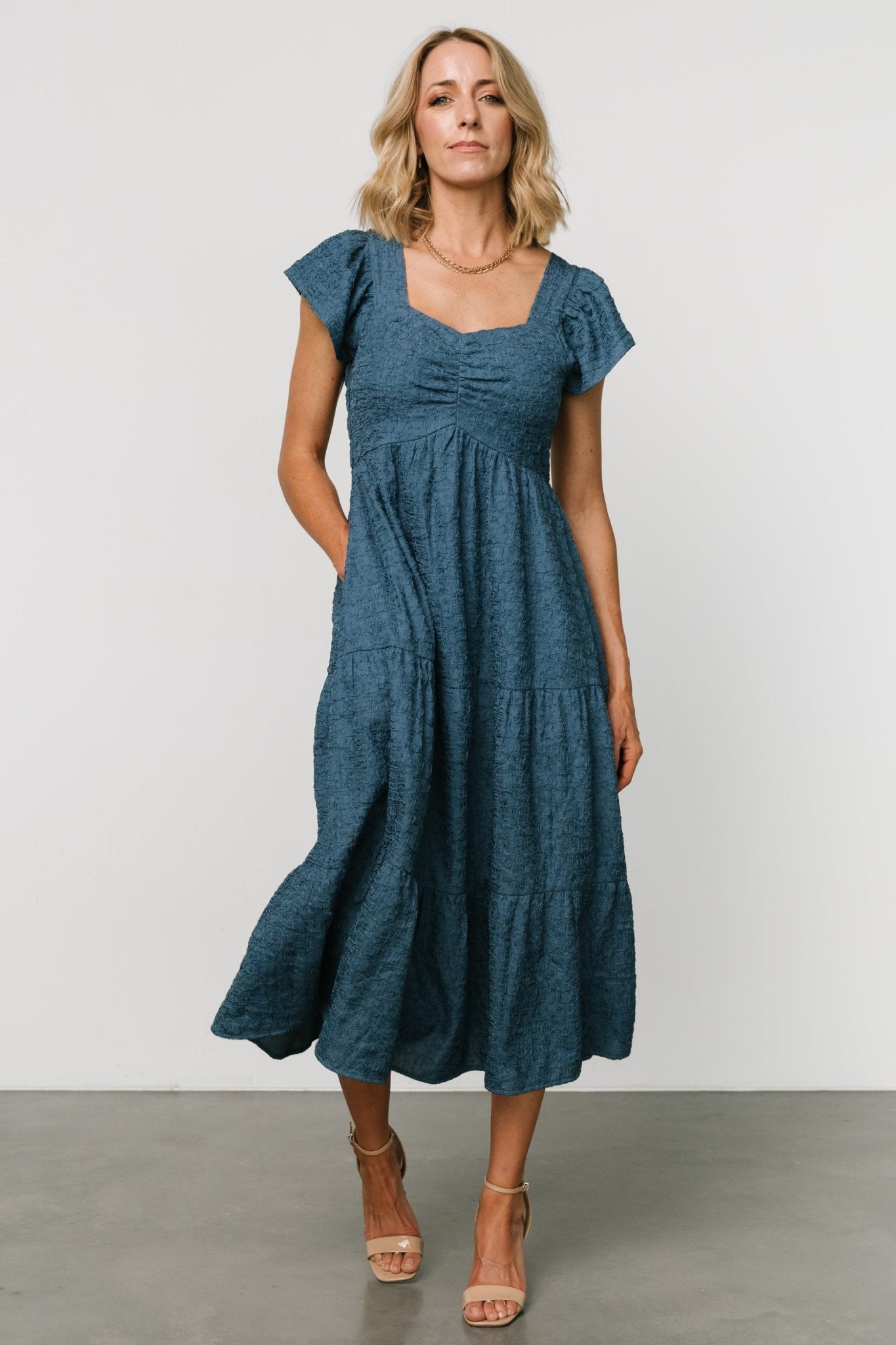 Kesler Midi Dress | Blue New Arrival For Sale