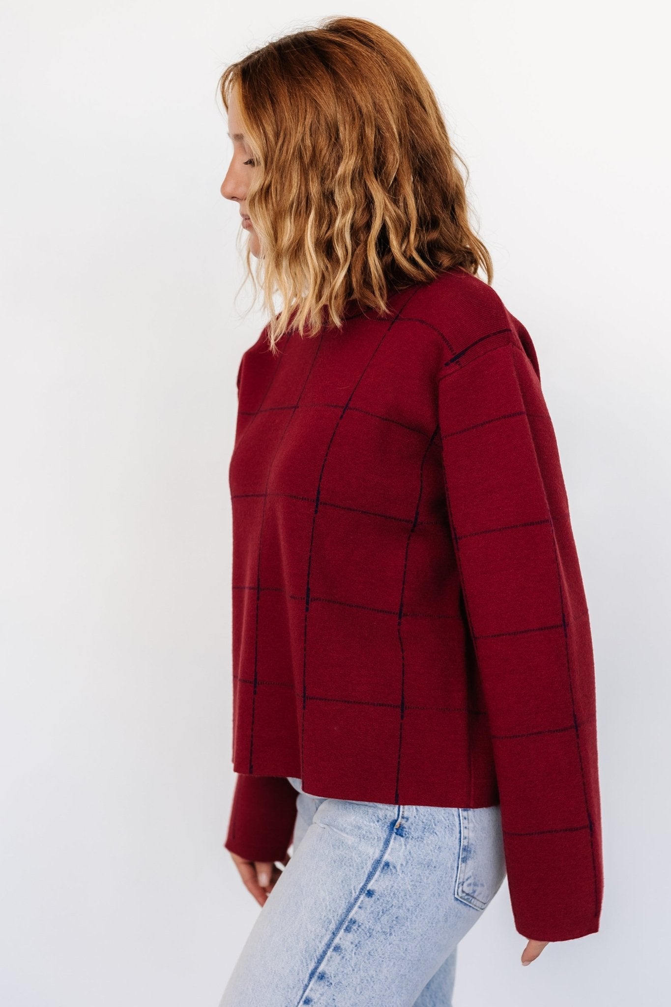 Remington Sweater | Red + Navy Sale 100% Guaranteed