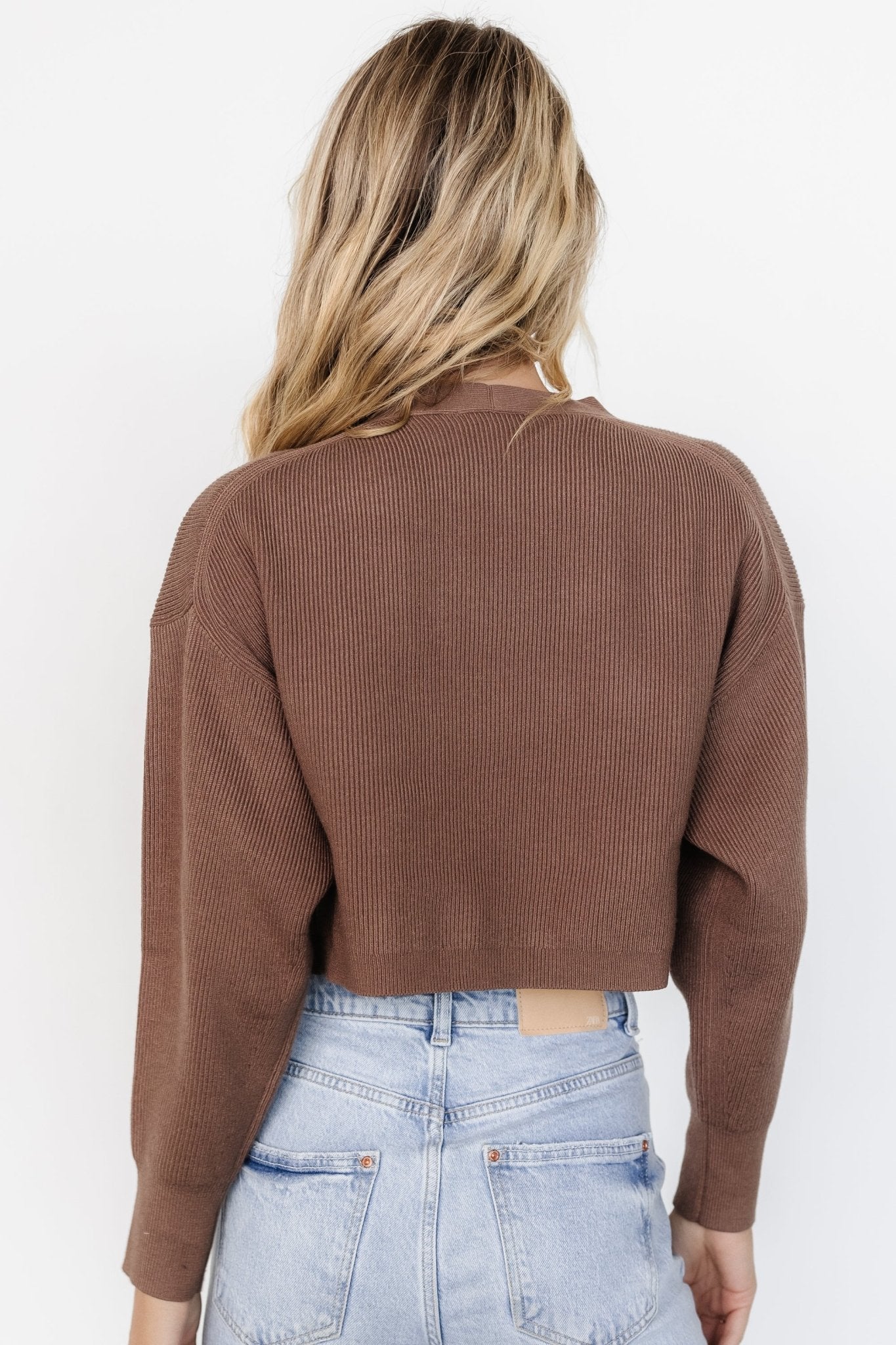 Cecil Open Cardigan | Dusty Brown Cheap In China