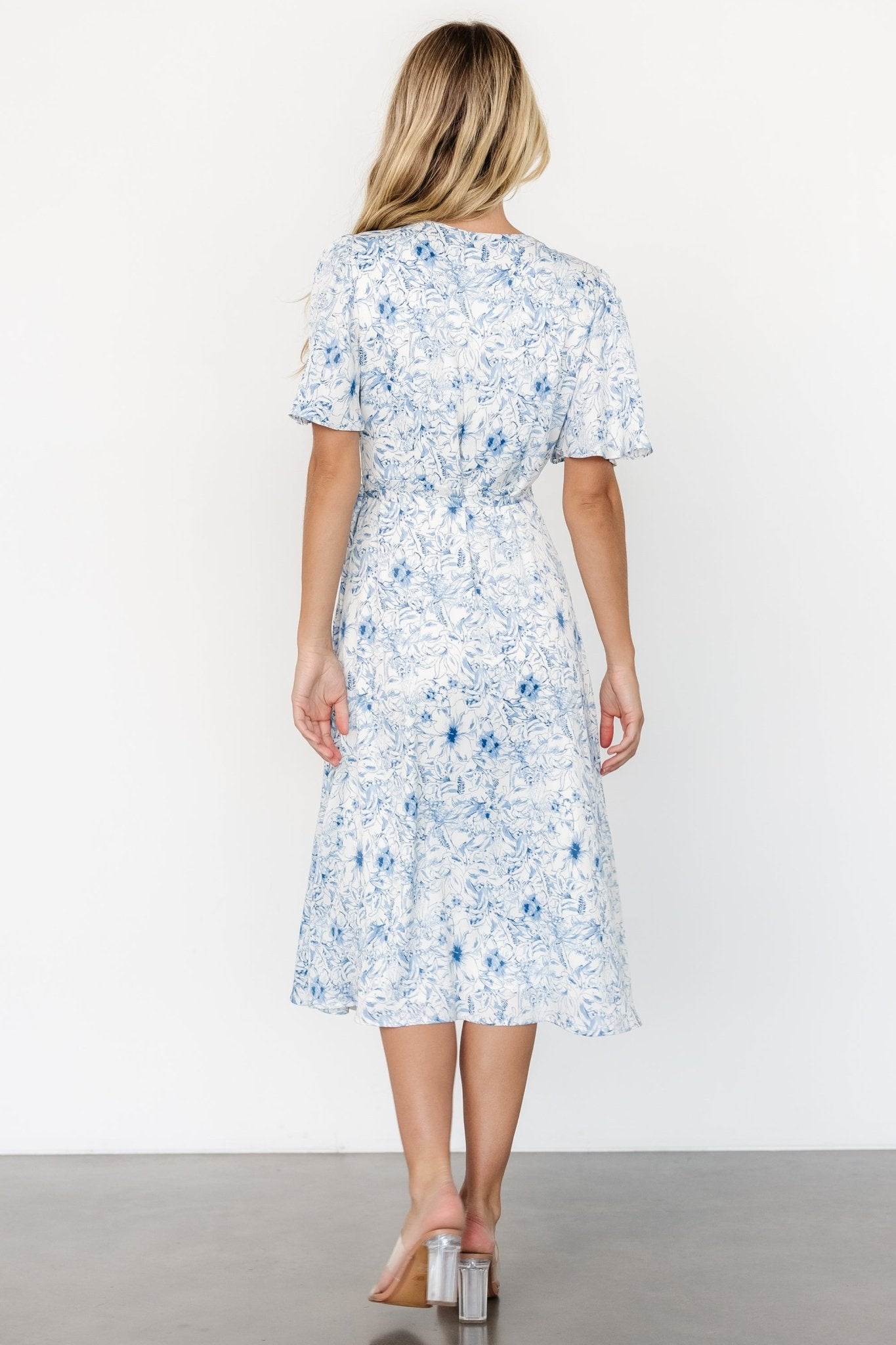 Amelie Wrap Midi Dress | Blue Print Get To Buy