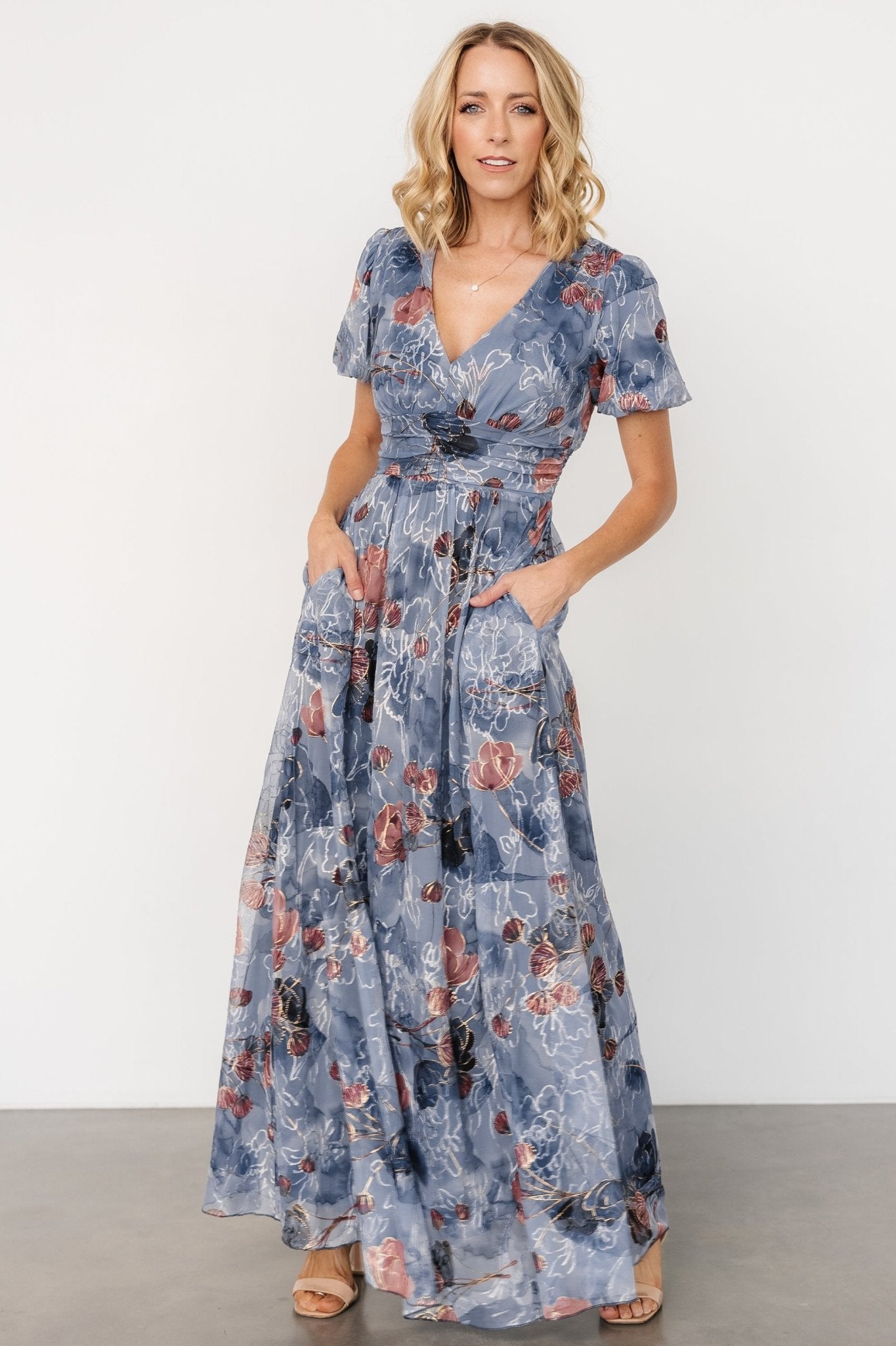 Ardley Maxi Dress | Slate Print Get To Buy For Sale