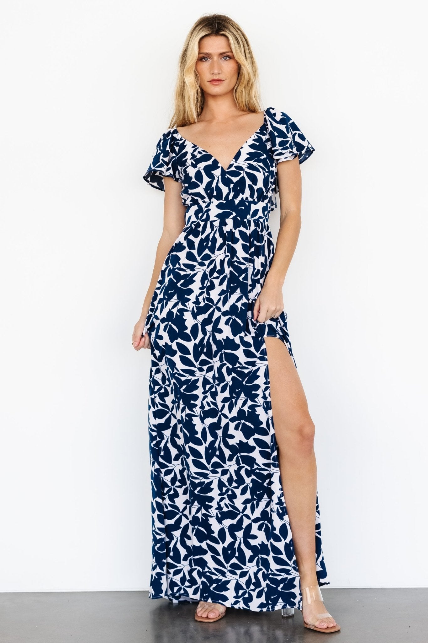 Adira Maxi Dress | Navy Floral Discount Cheap