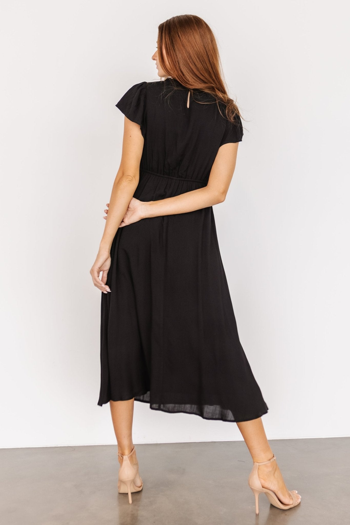 Prestyn Midi Dress | Black Discount 2025 Newest