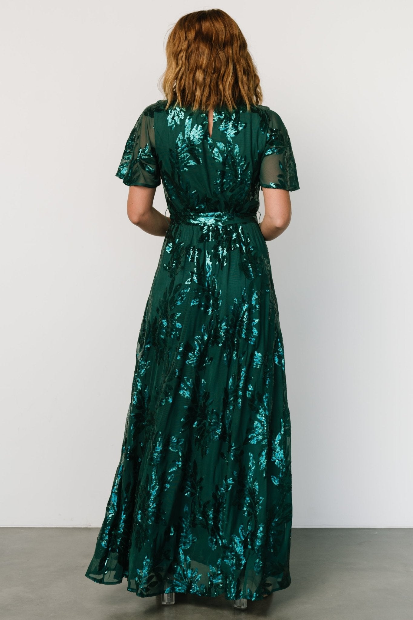 Muse Sequin Maxi Dress | Emerald Fashion Style Online