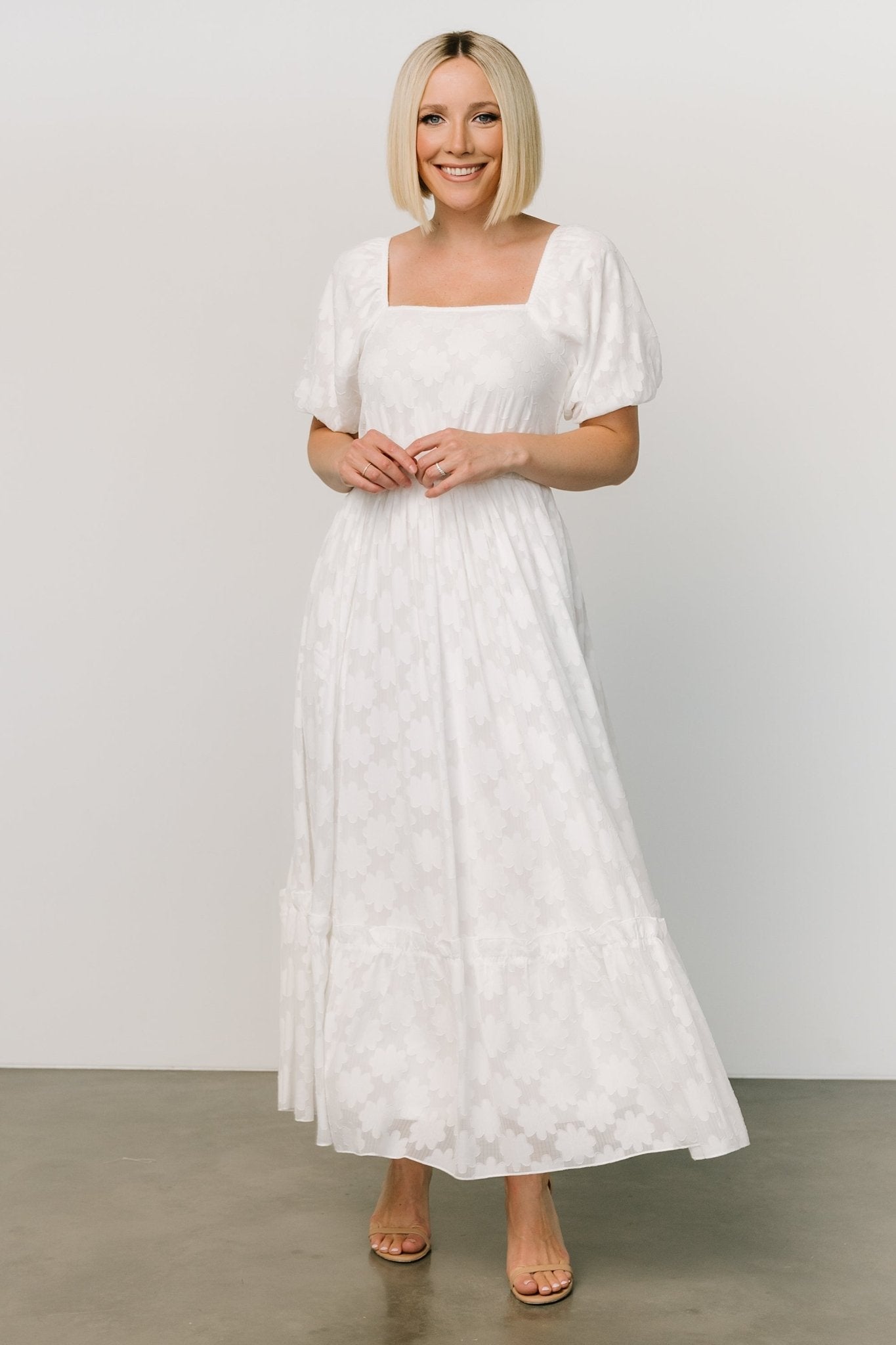 Alta Jacquard Maxi Dress | Off White Cheap Sale From China