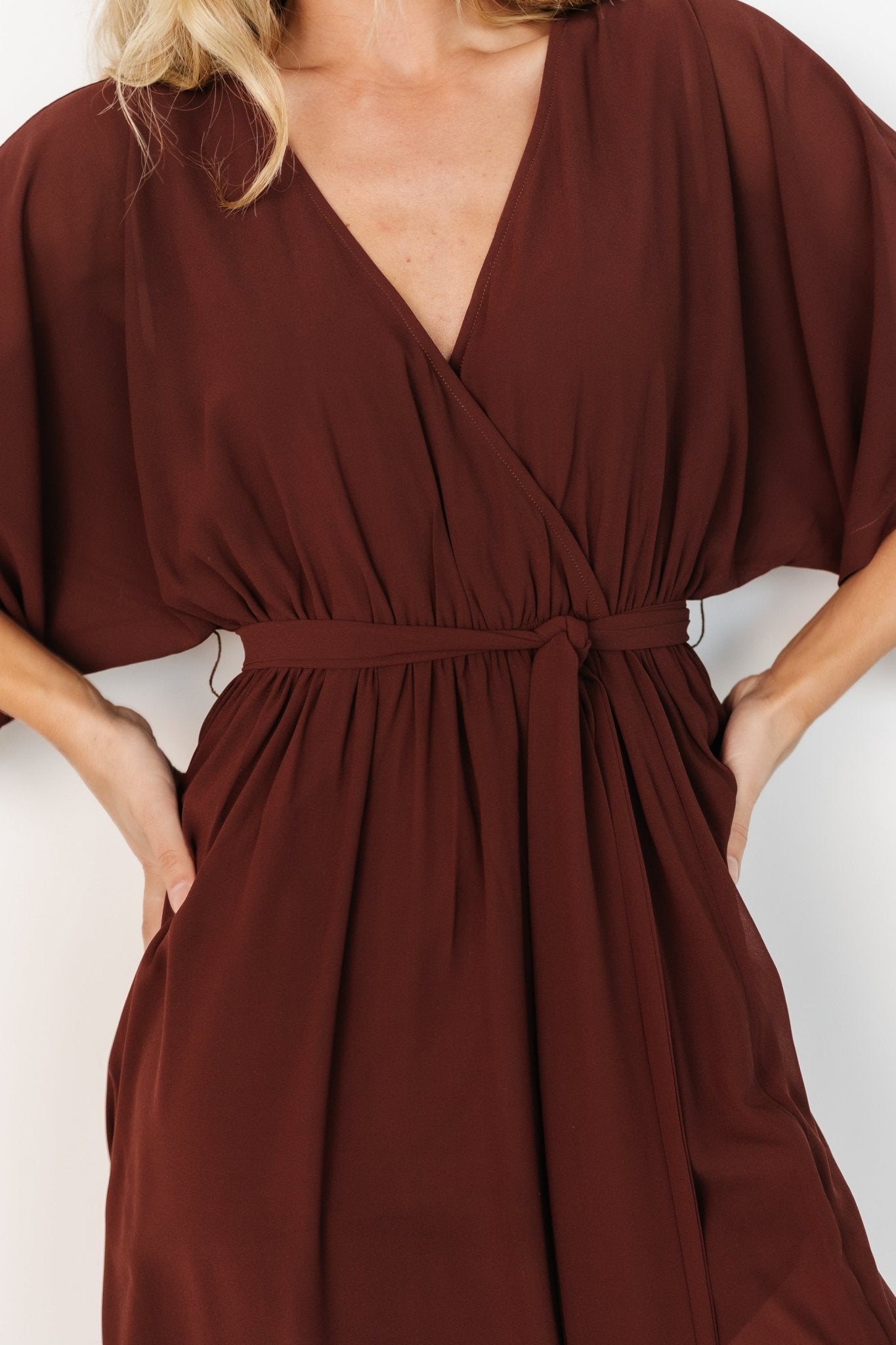 Kia Kimono Maxi Dress | Mahogany Free Shipping Perfect