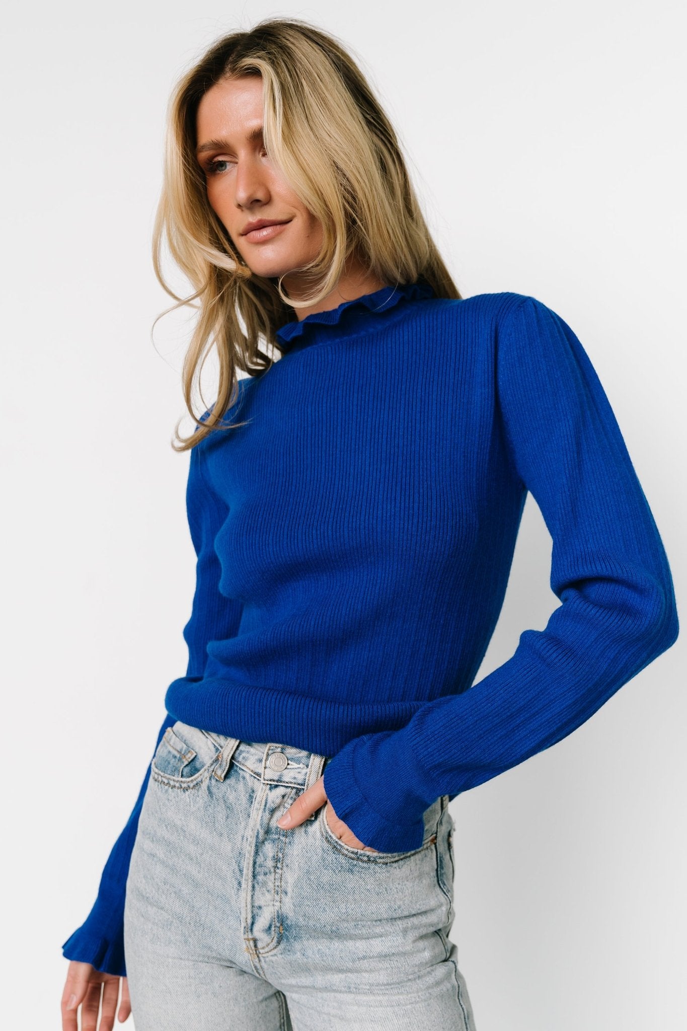 Olympia Sweater Top | Cobalt Supply Online