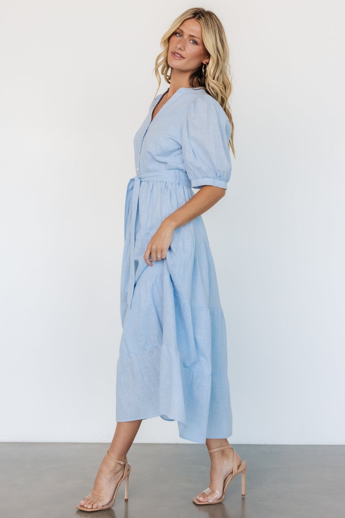 Camille Maxi Dress | Light Blue Discount Explore