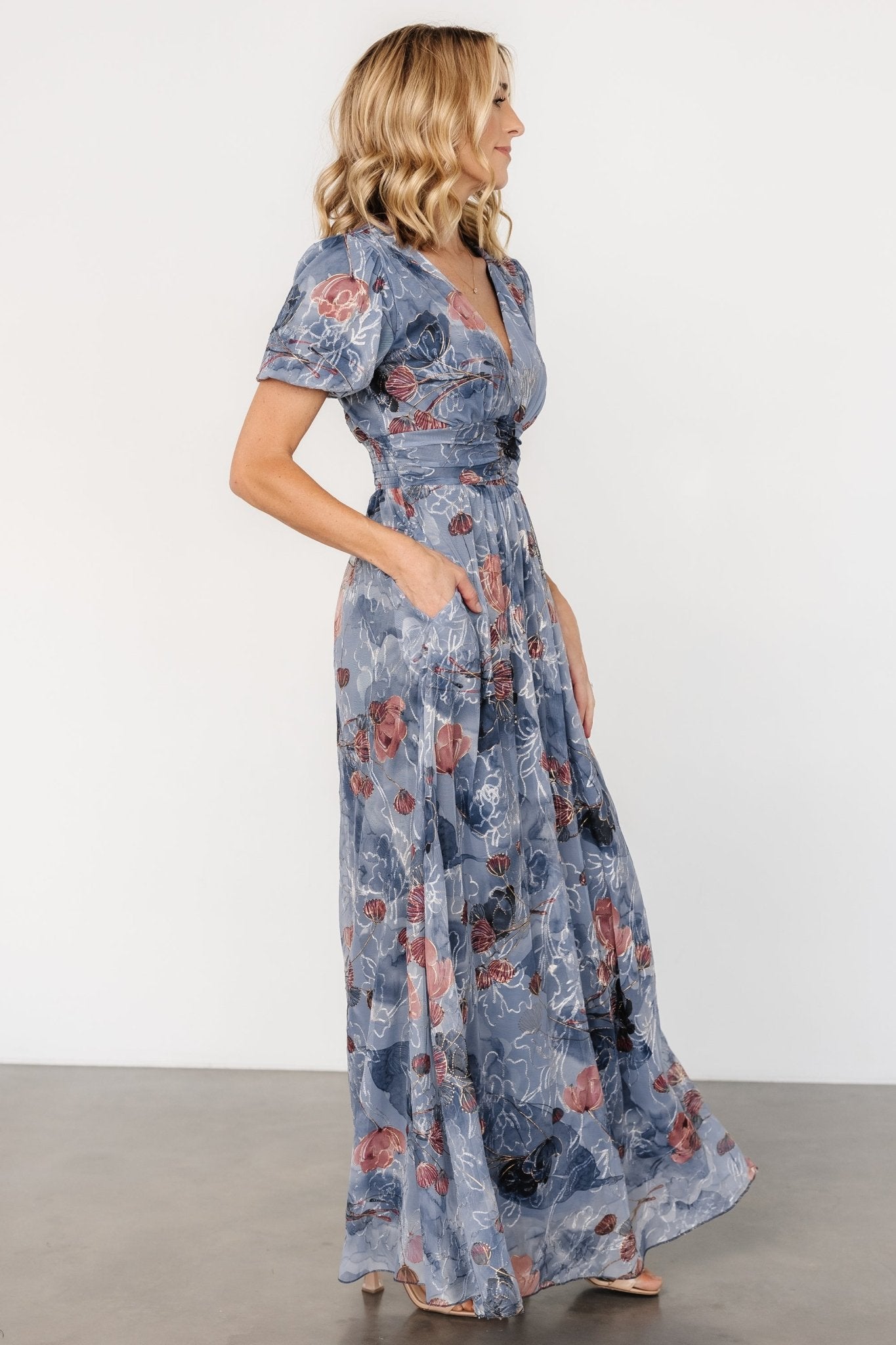 Ardley Maxi Dress | Slate Print Get To Buy For Sale