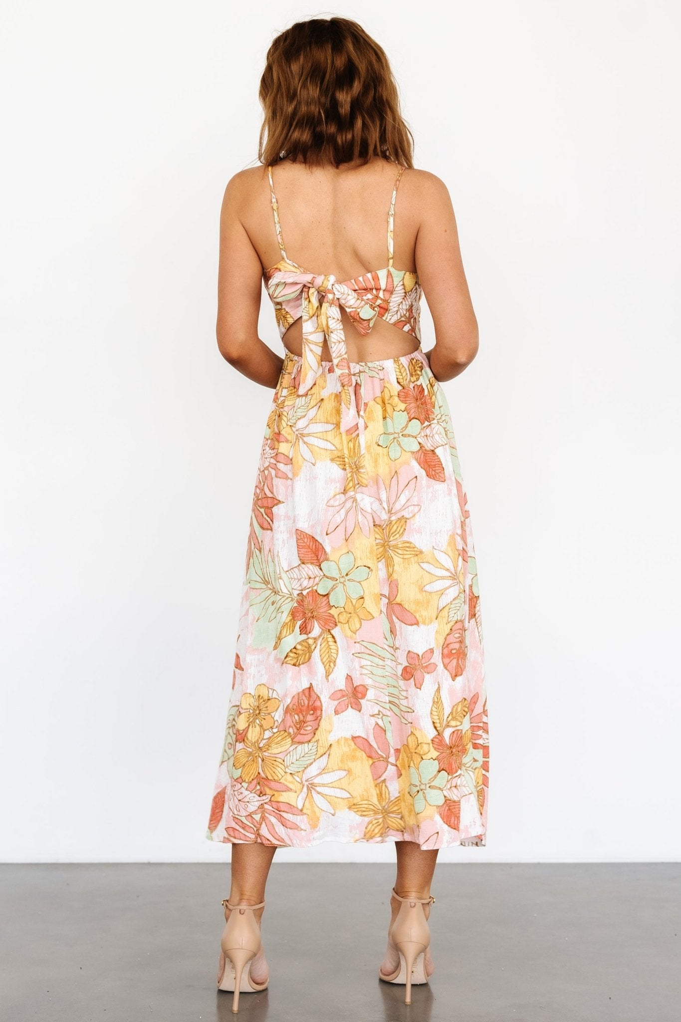 Hilo Back Tie Maxi Dress | Multi Cheap Sale Low Cost