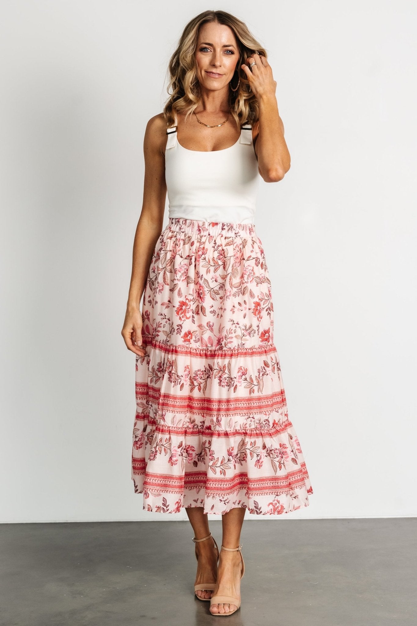 Meg Skirt | Blush Multi Cheap Get To Buy