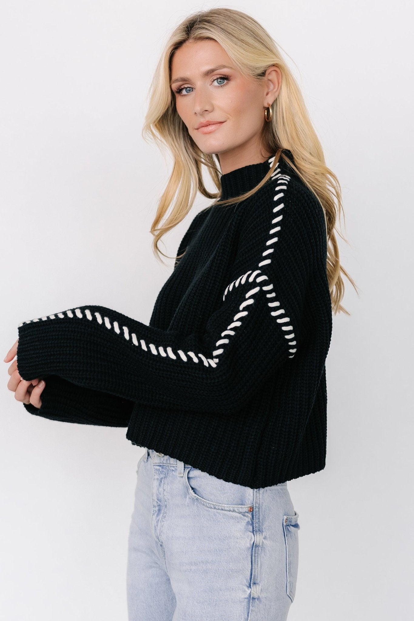 Madden Knit Sweater | Black Sale Outlet Locations