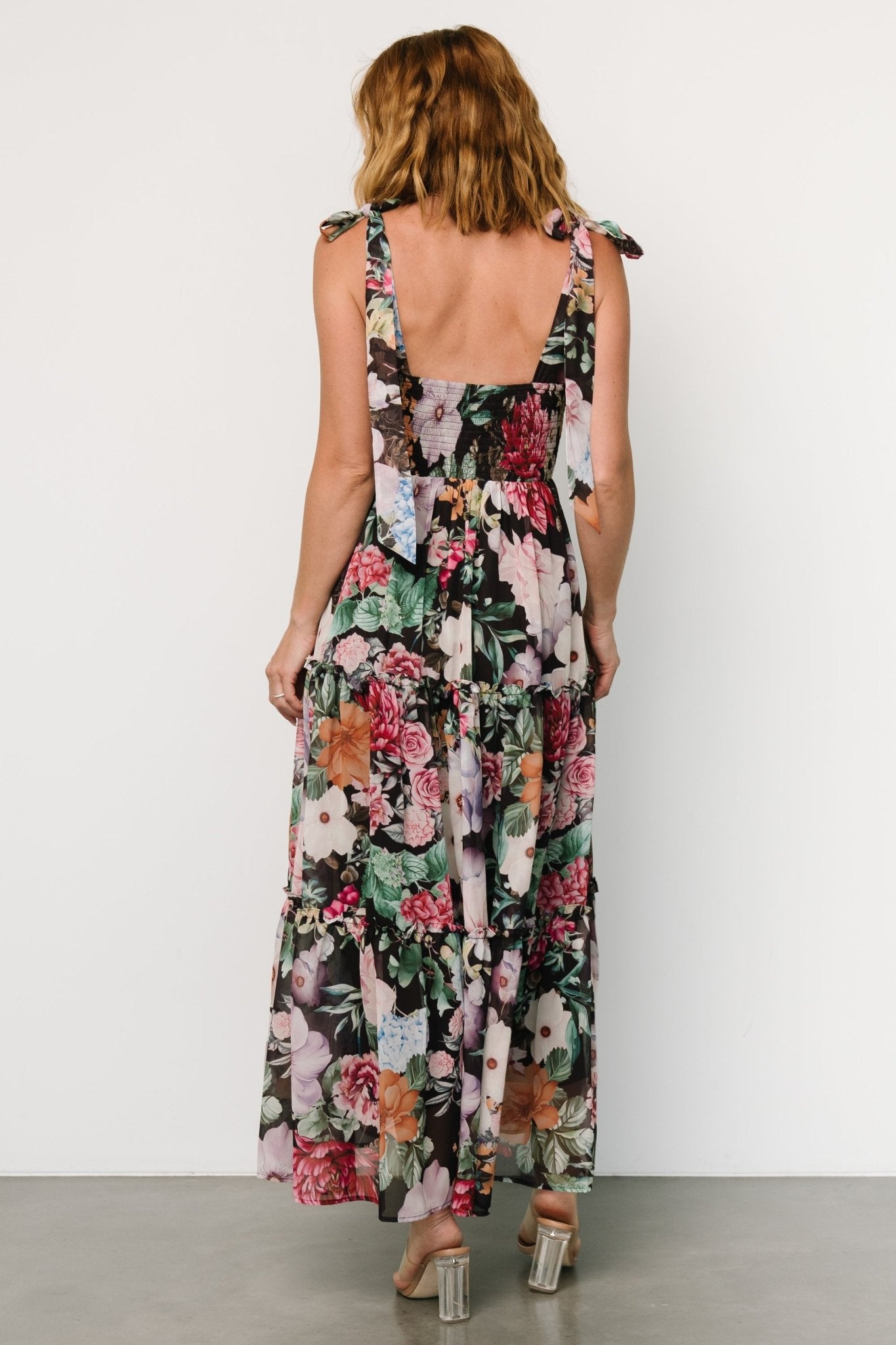 Anita Maxi Dress | Black Multi Floral Extremely Cheap Pice