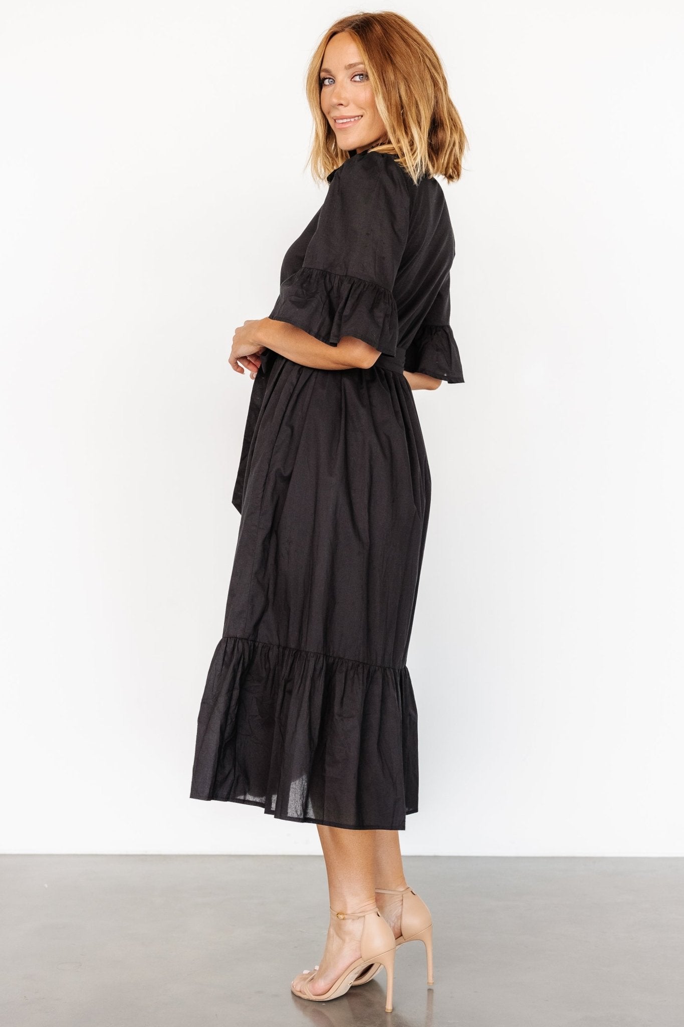 Mirielle Midi Dress | Black Discount Purchase