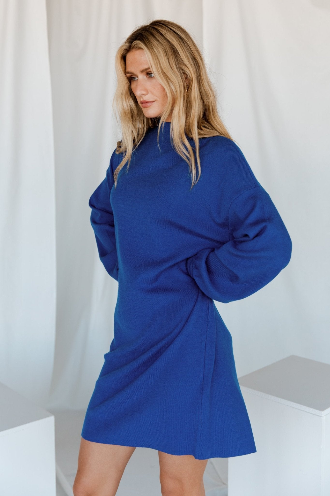 Jennings Sweater Dress | Cobalt Blue Buy Cheap Recommend