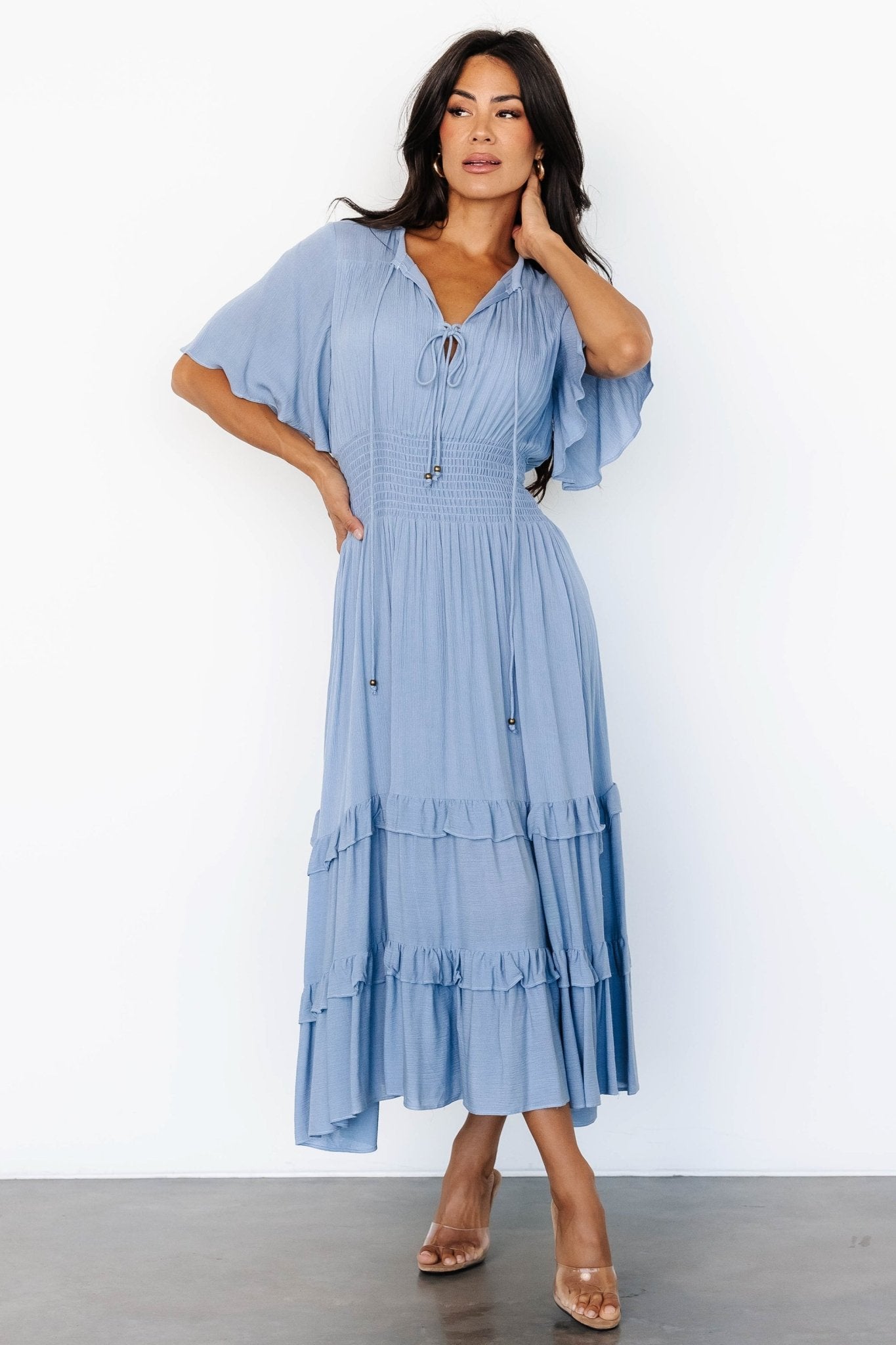 Spell Boho Midi Dress | Whisper Blue Browse