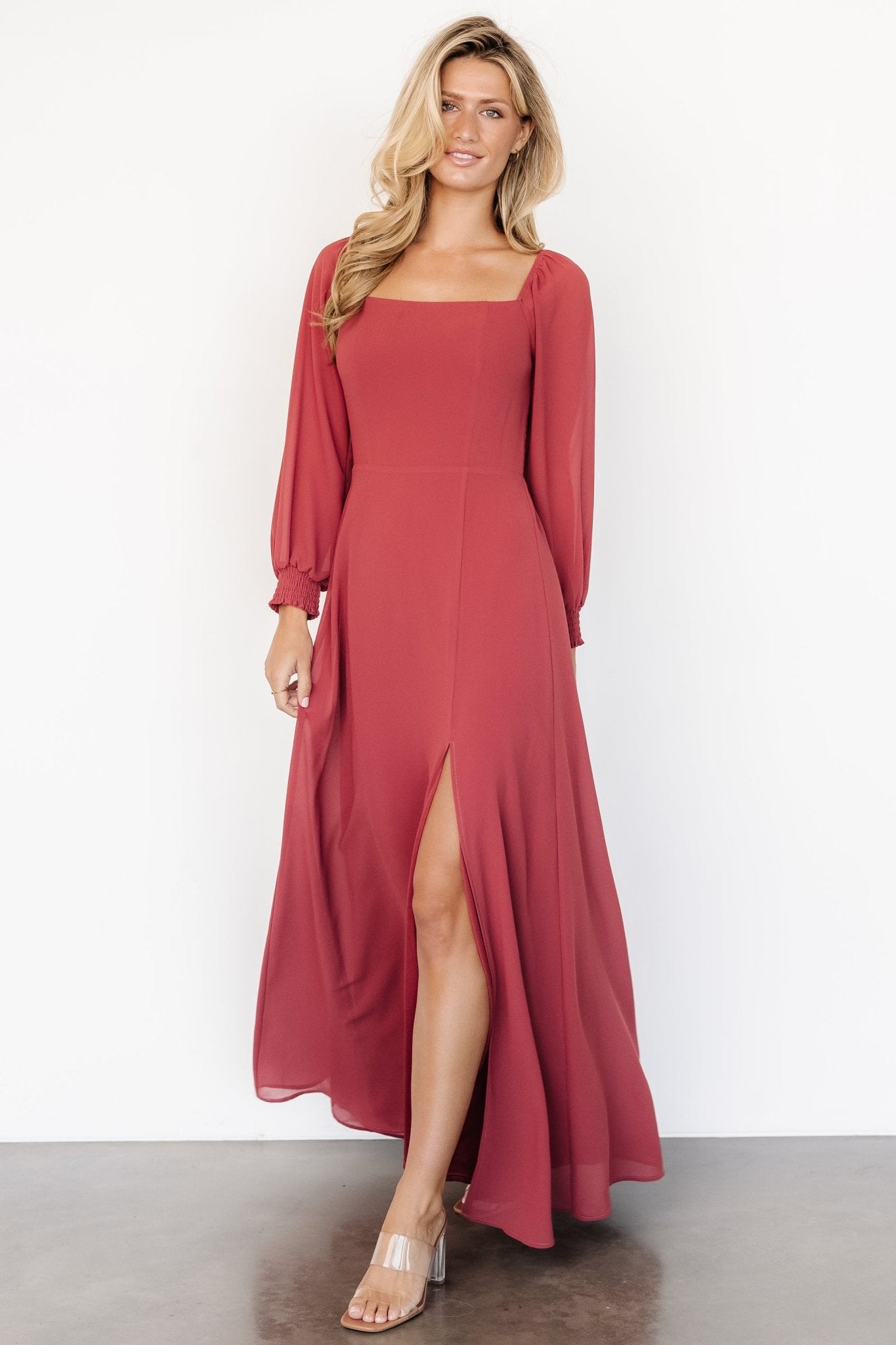 Giselle Maxi Dress | Terracotta Buy Cheap 2025