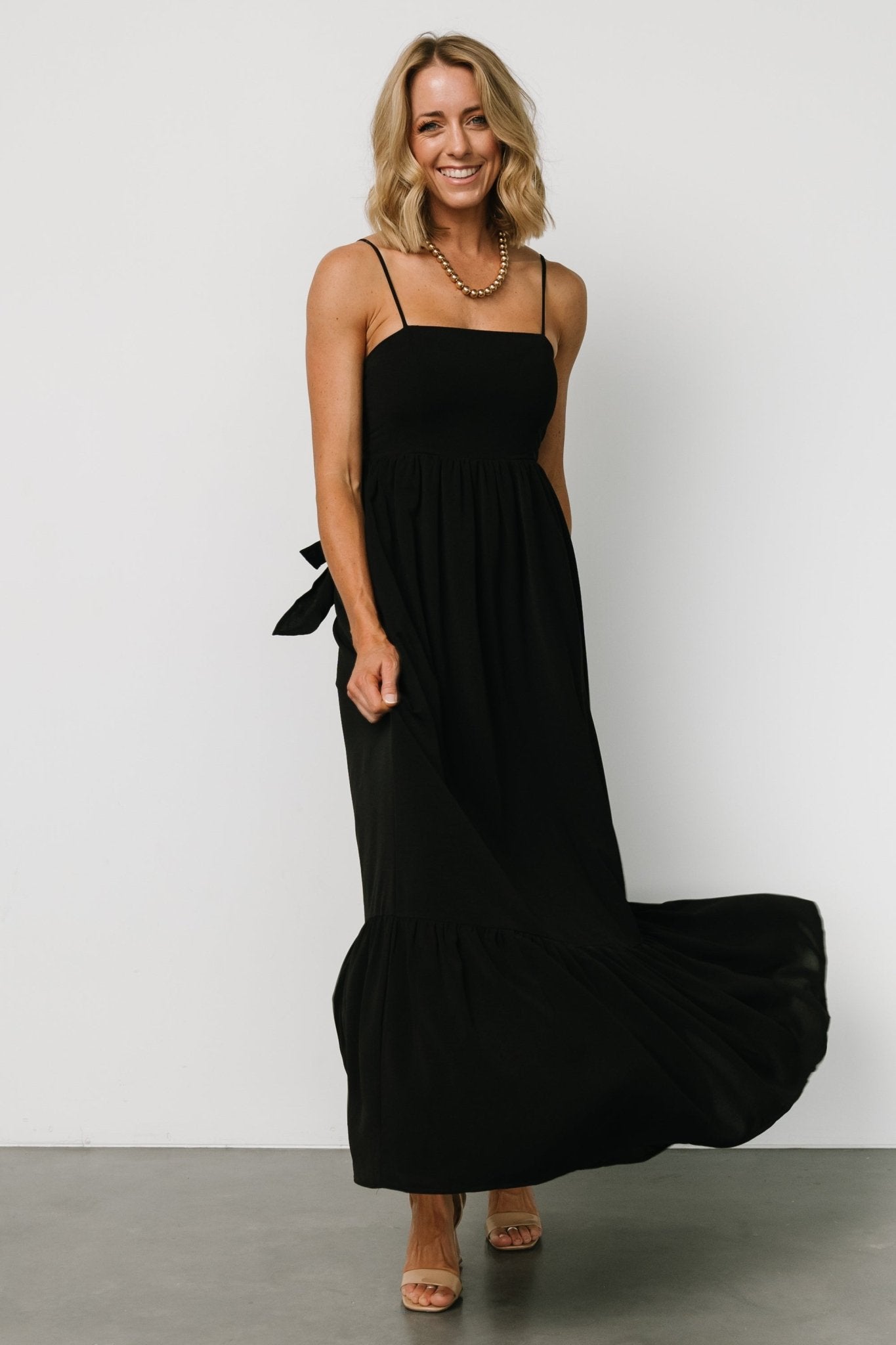 Regan Tank Maxi Dress | Black Footlocker Finishline Cheap Pice