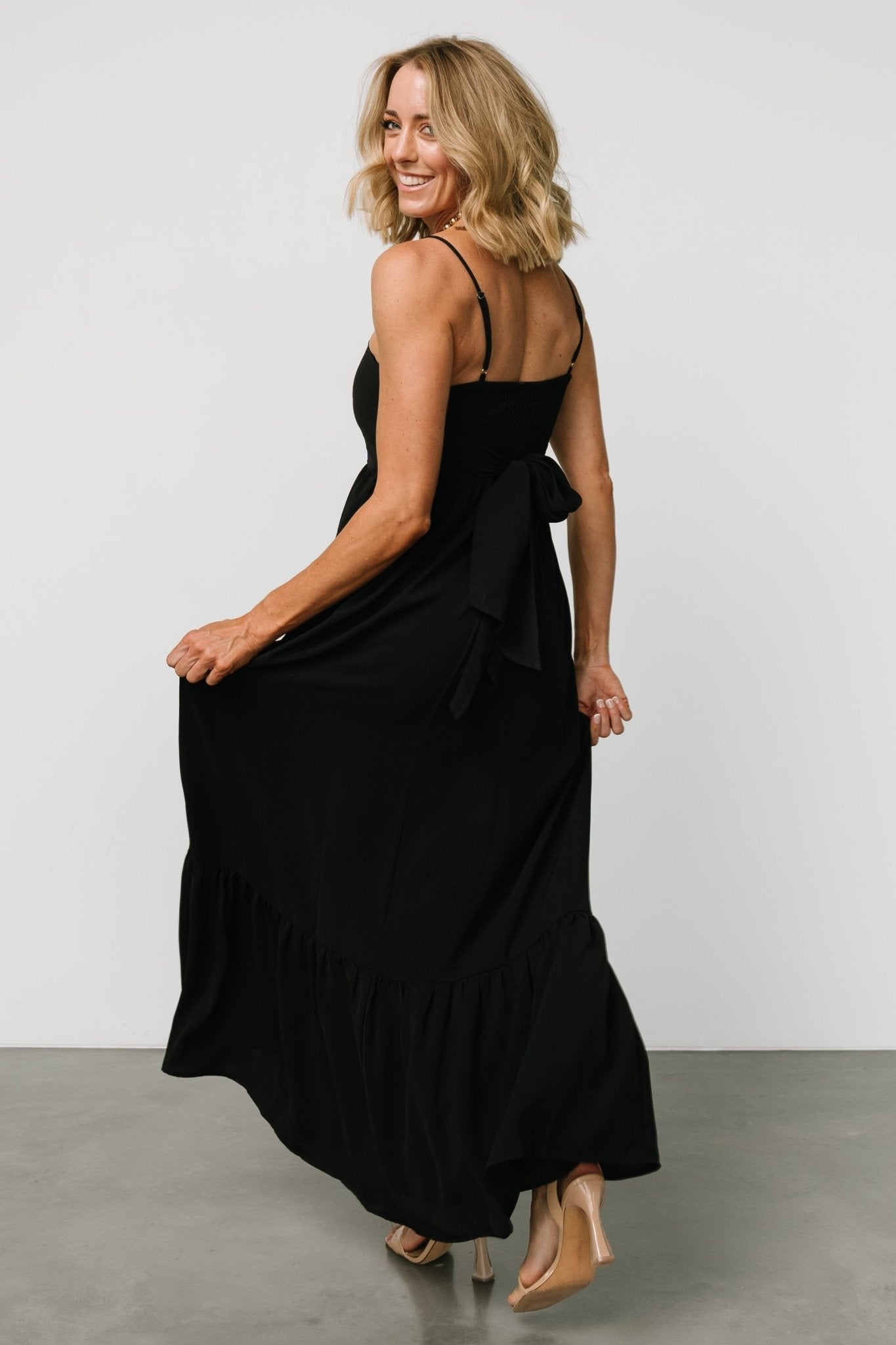 Regan Tank Maxi Dress | Black Footlocker Finishline Cheap Pice