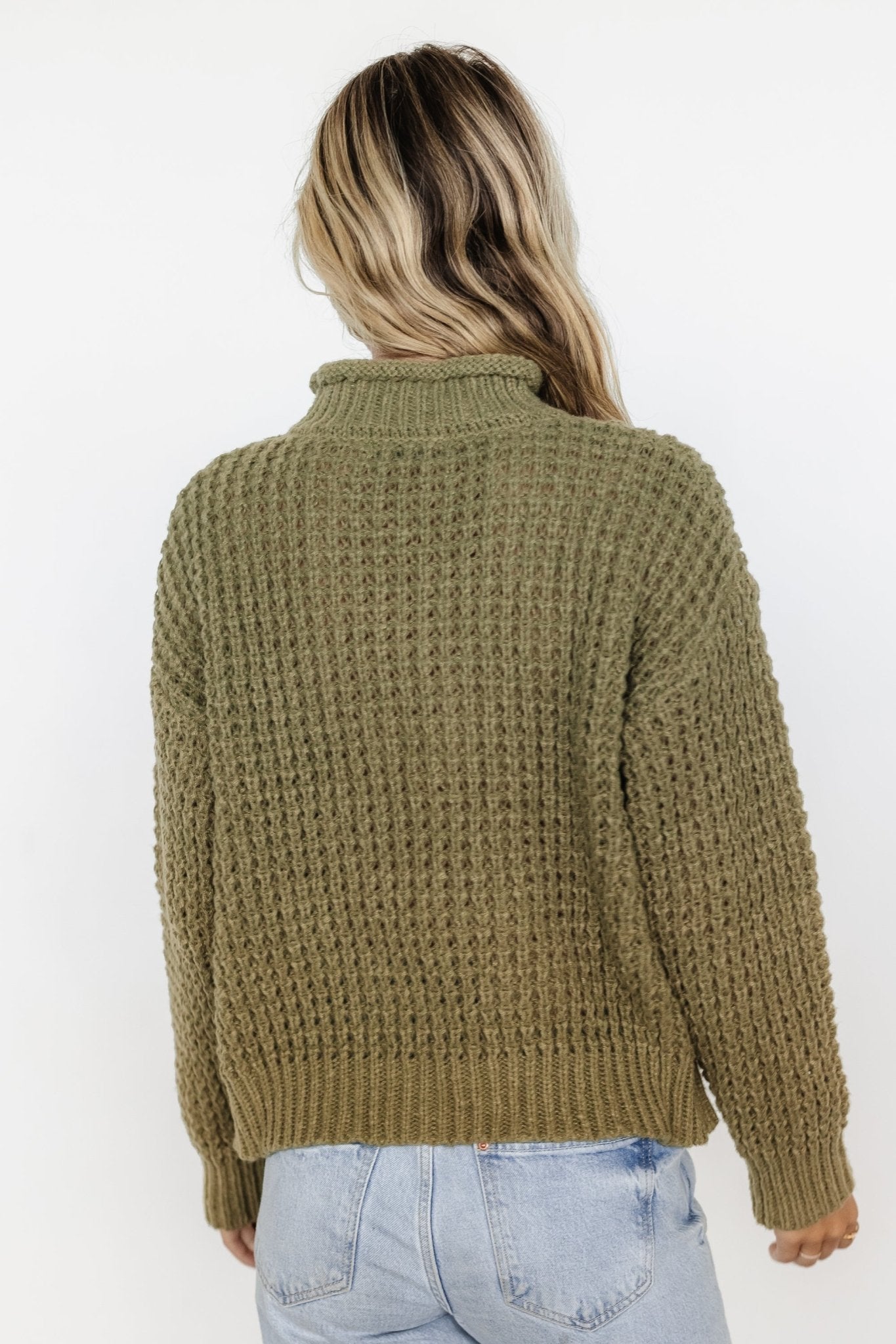 Syracuse Chunky Knit Sweater | Dusty Olive Enjoy Cheap Pice