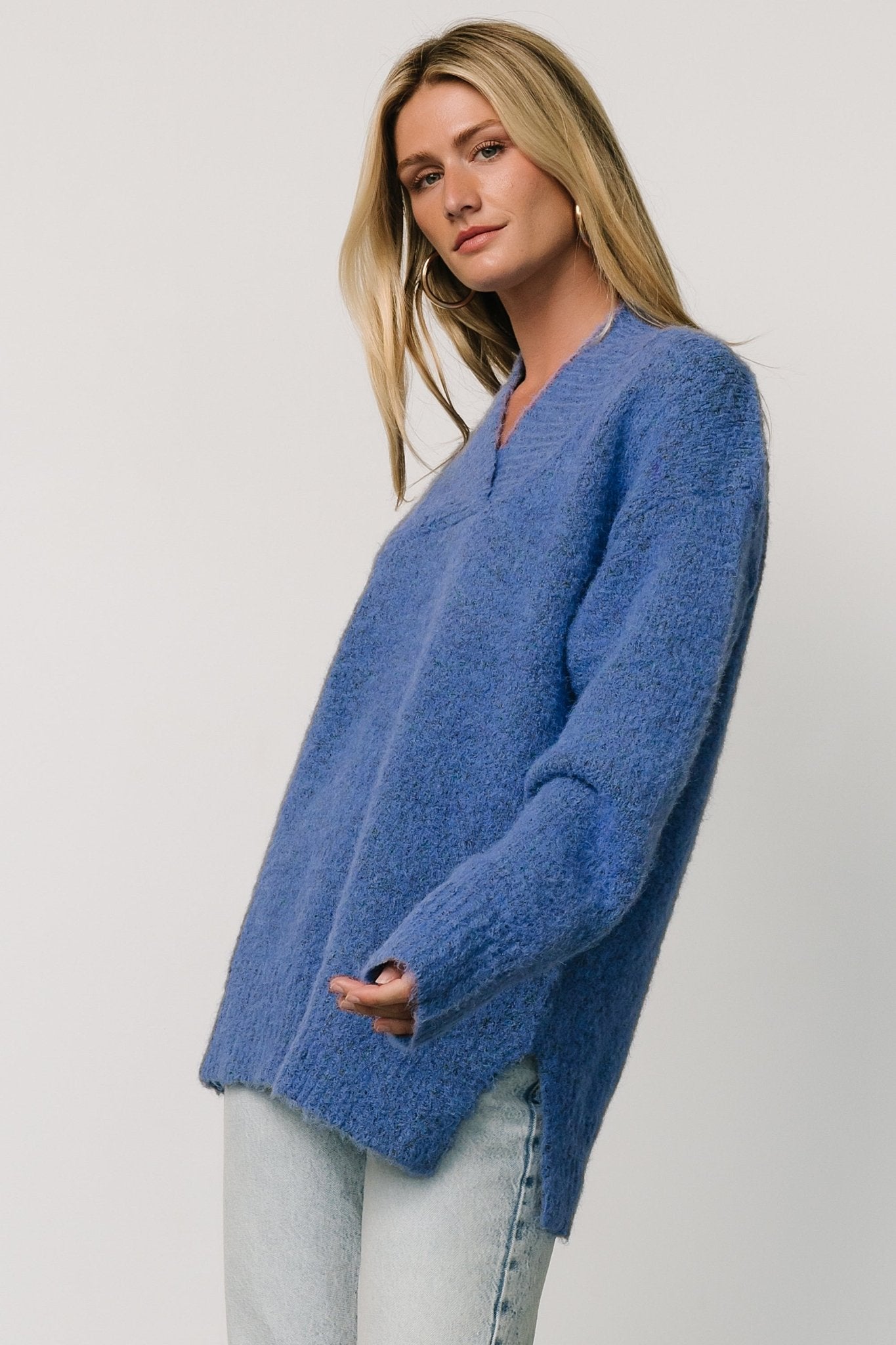 Calgary Oversized Sweater | Blue Cheap Best Seller