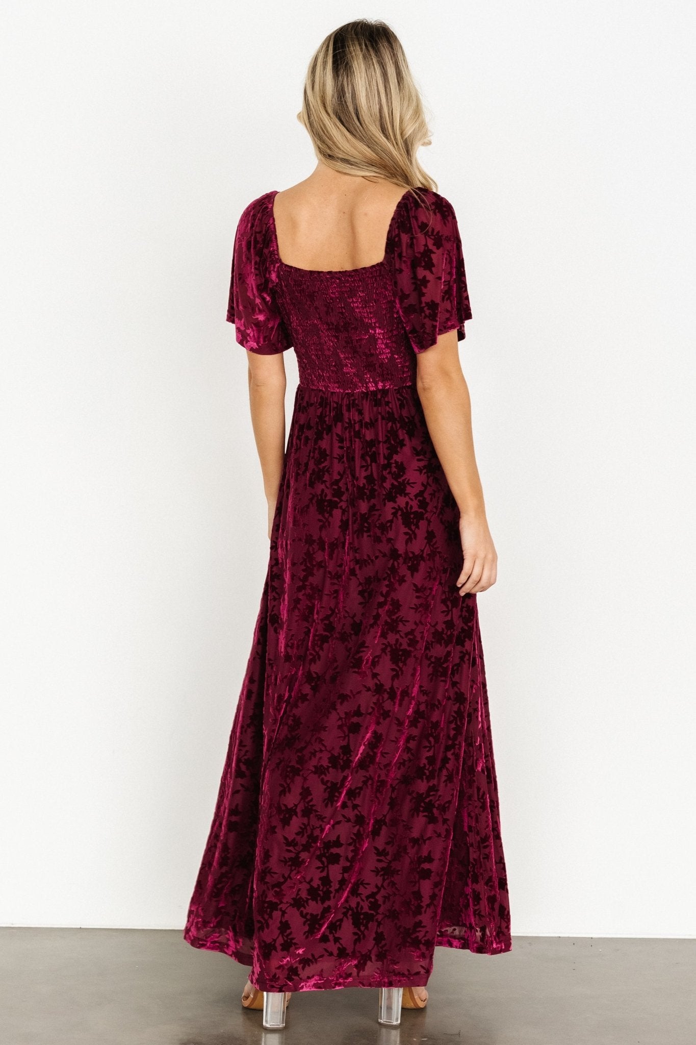 Everley Velvet Maxi Dress | Mulberry Nicekicks Online