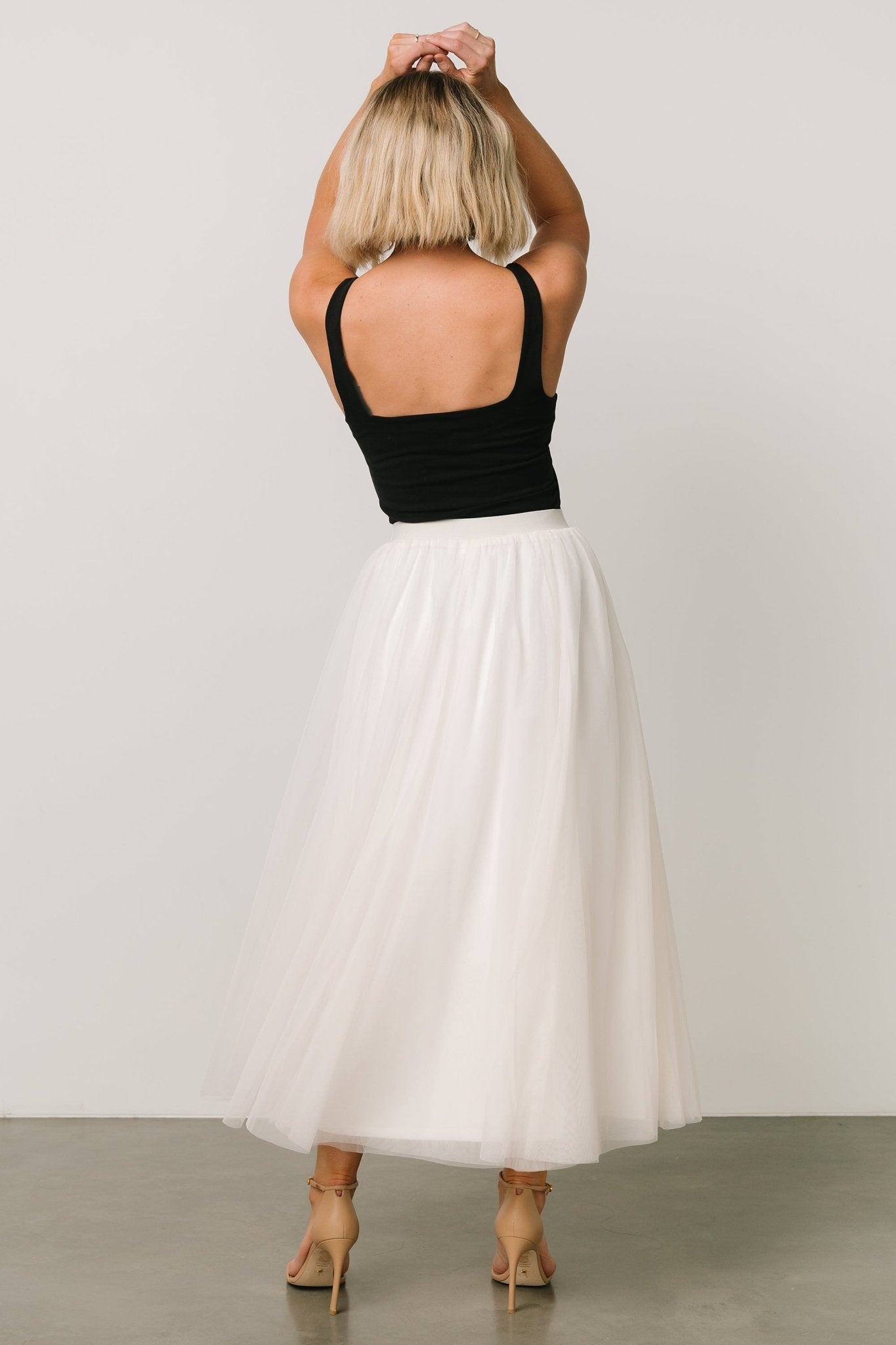 Mila Tulle Skirt | Cream Cheap Professional