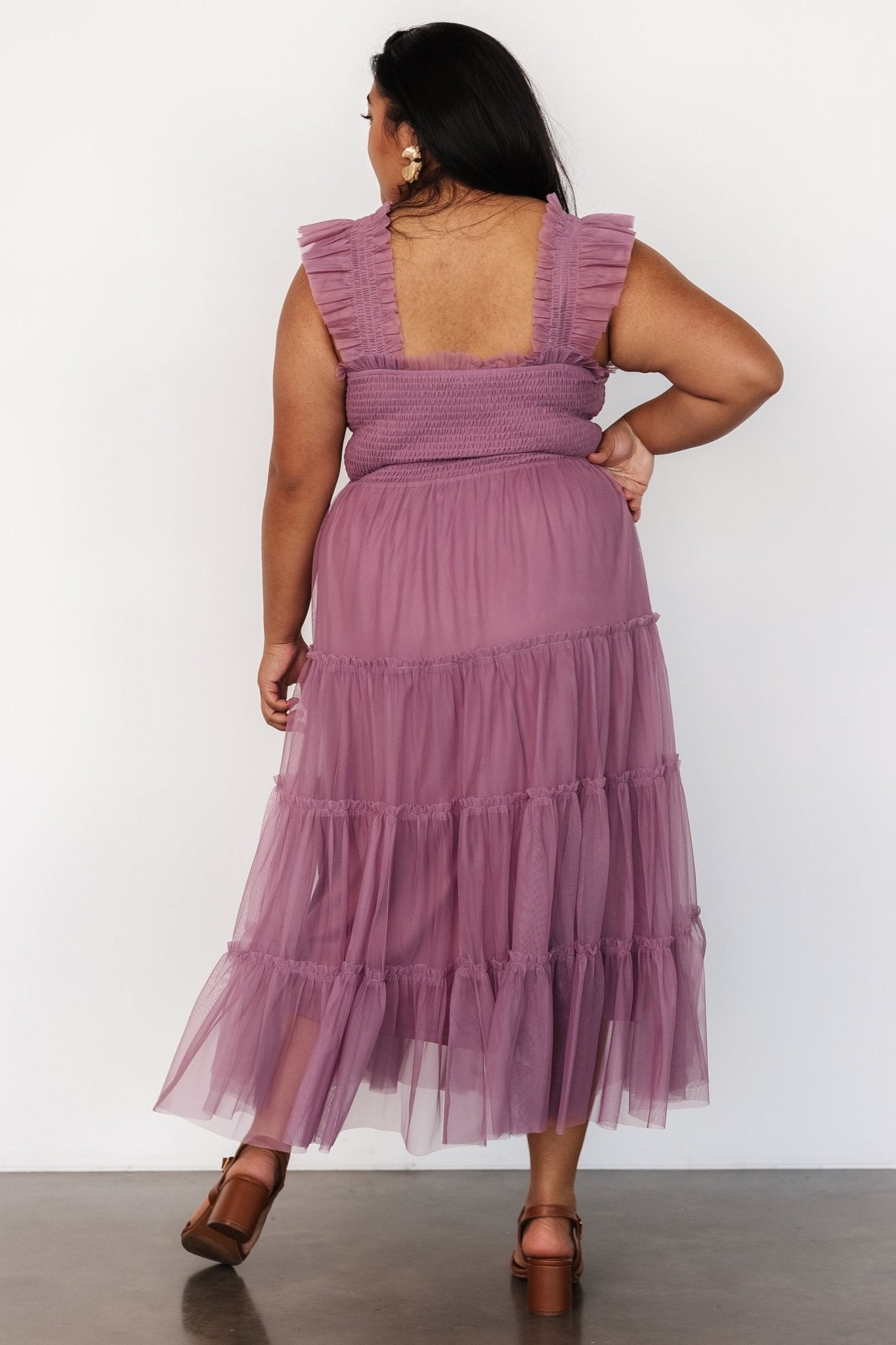 Emma Smocked Tulle Dress | Orchid Free Shipping Manchester Great Sale