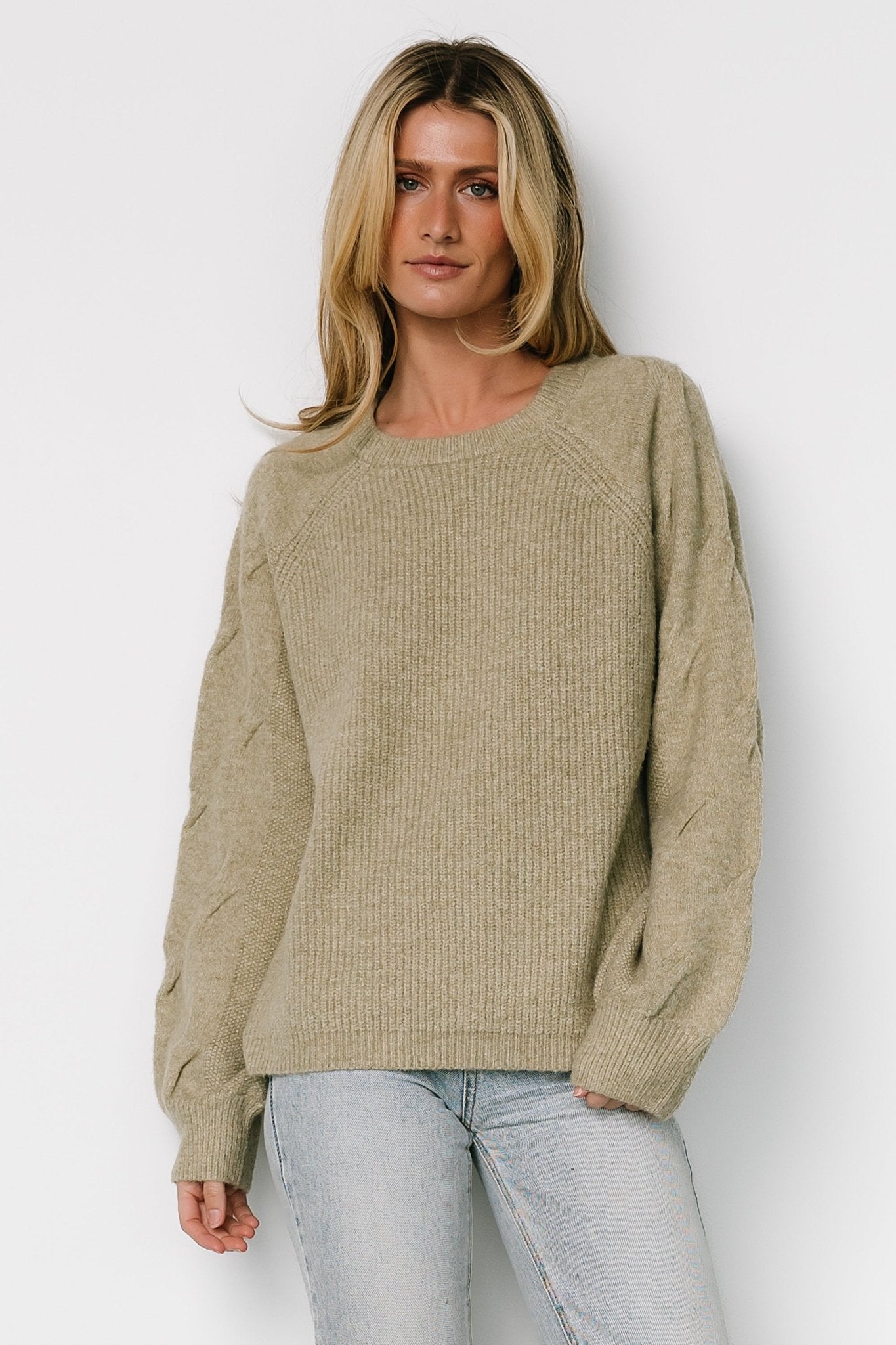 Vancouver Sweater | Light Olive Cheapest Pice Online